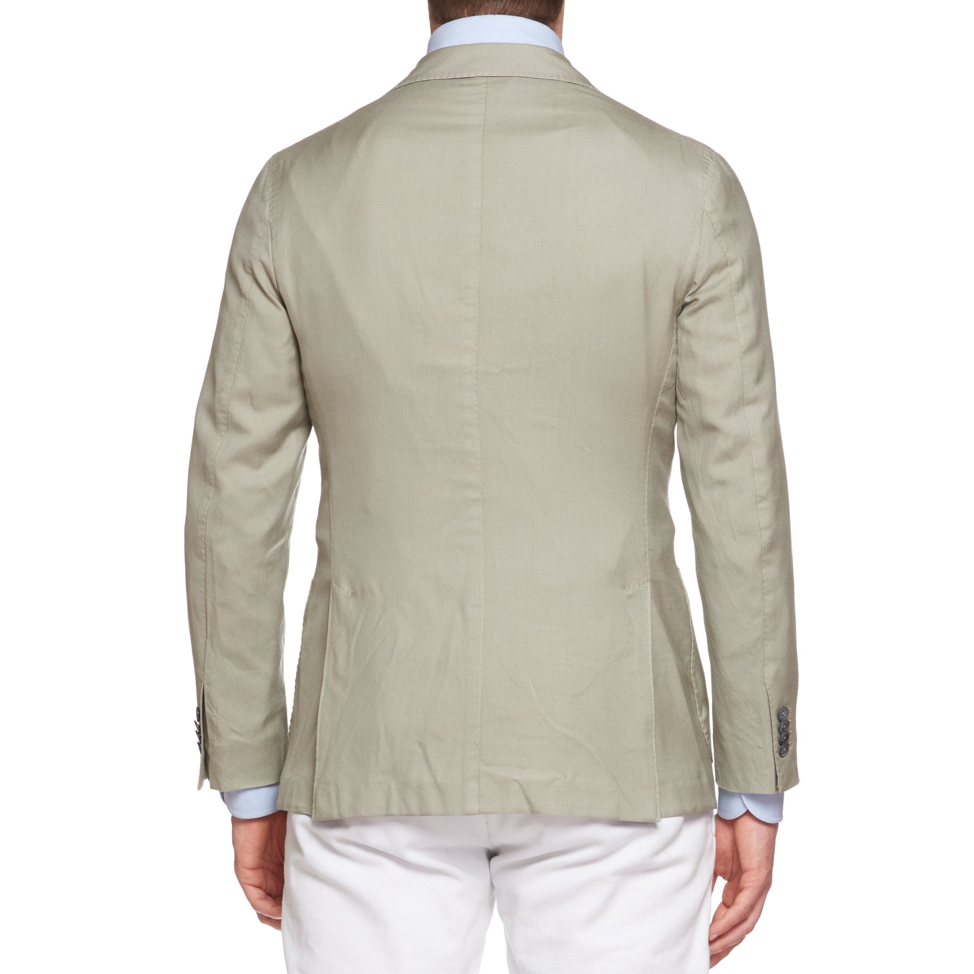 BOGLIOLI Milano "K. Jacket" Sage Silk-Cashmere Unlined Jacket EU 46 NEW US 36