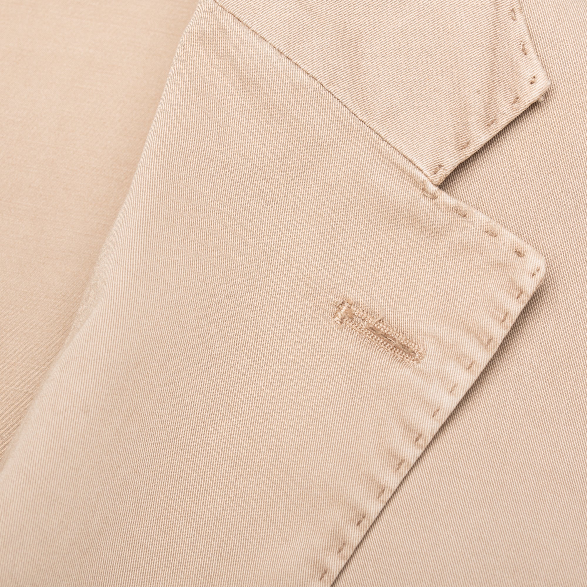 BOGLIOLI Milano "K. Jacket" Sand Beige Cotton Unlined Suit EU 56 NEW US 46