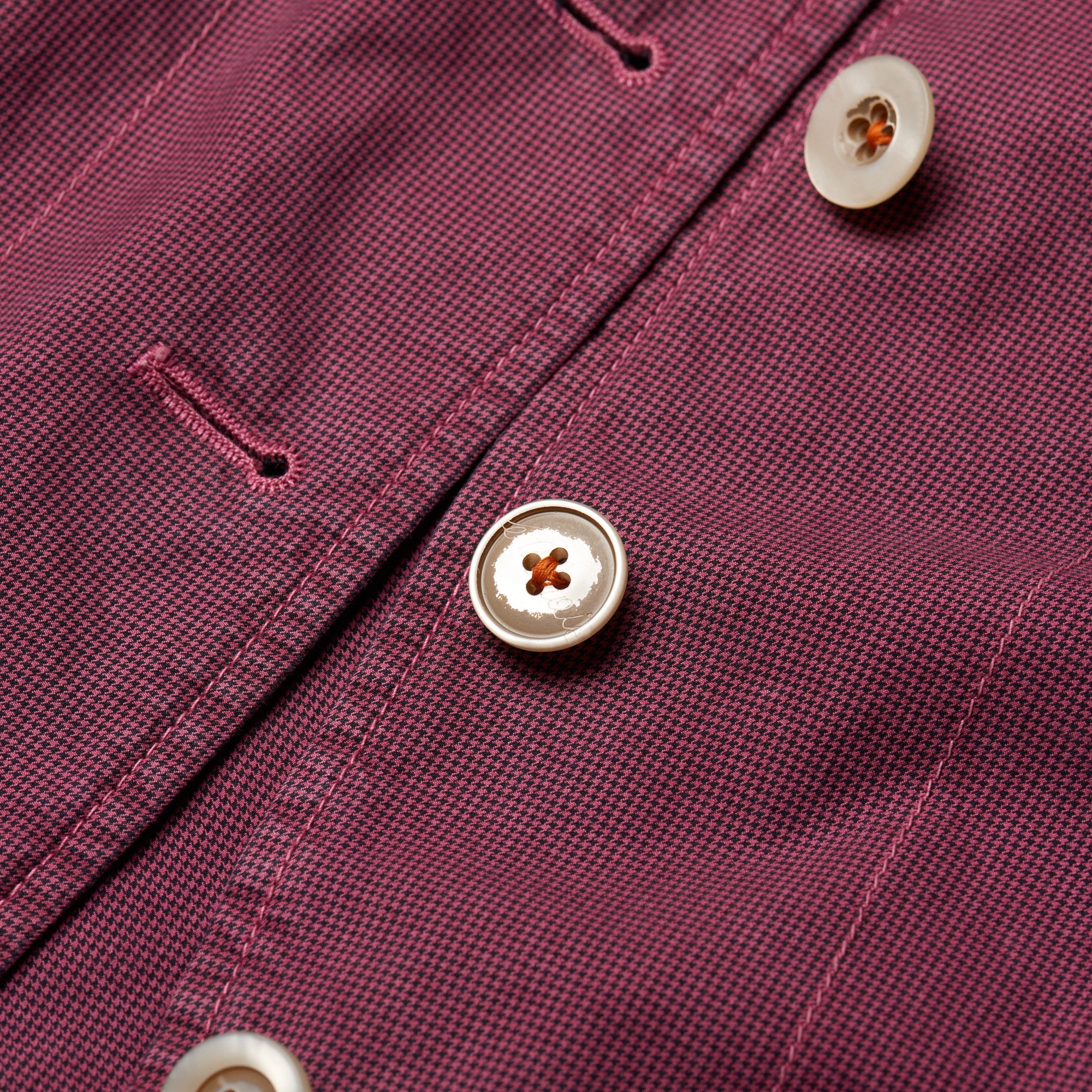 BOGLIOLI Milano "Vivy" Dark Pink Houndstooth Cotton Women Jacket EU 42 NEW US S WOMEN'S BOUTIQUE