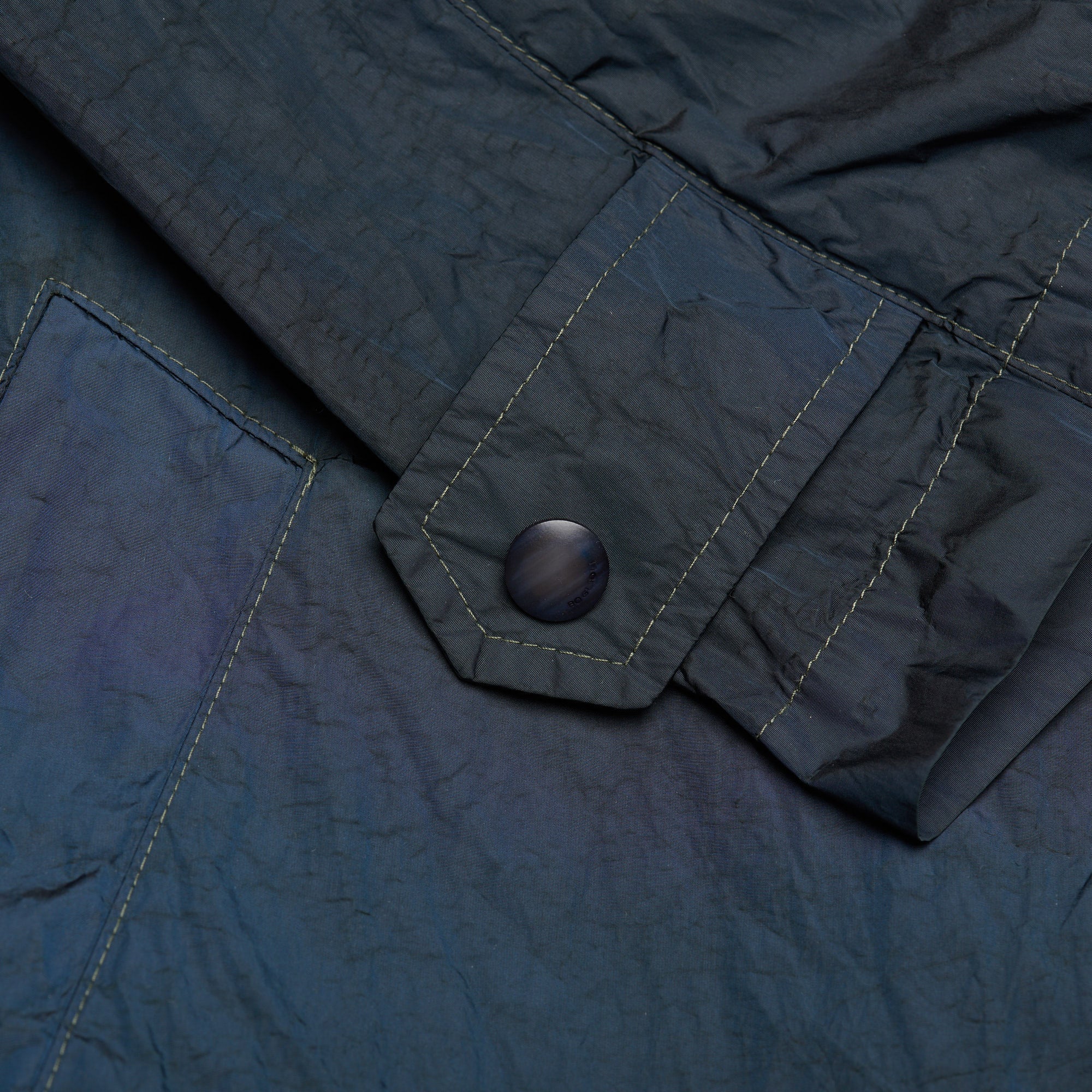 BOGLIOLI Milano "Wear" Blue Cotton Blend Unlined Rain Coat EU 48 NEW US 38 / S-M