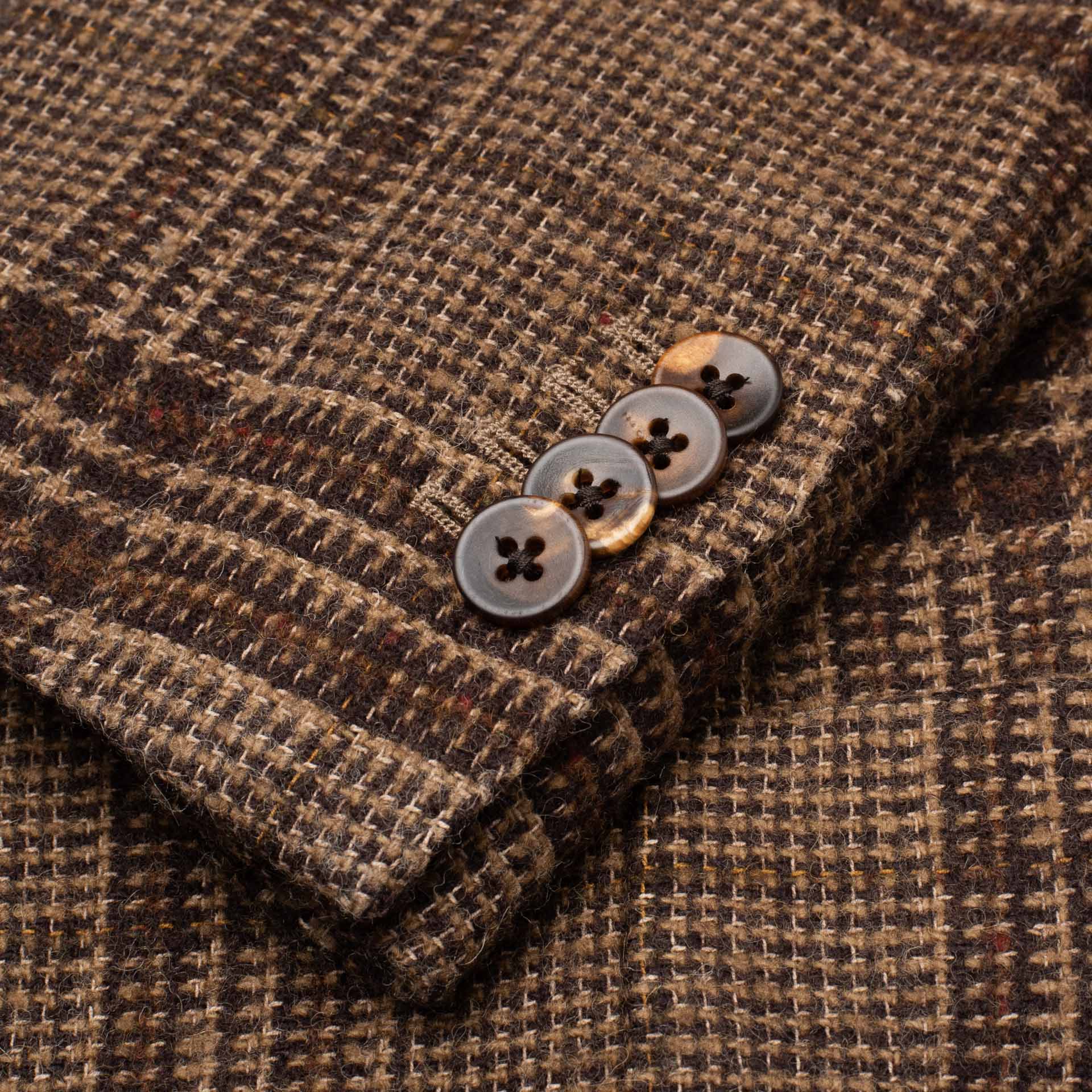 BOGLIOLI "K.Jacket" Prince of Wales Wool-Cotton Unlined Jacket 48 NEW US 38