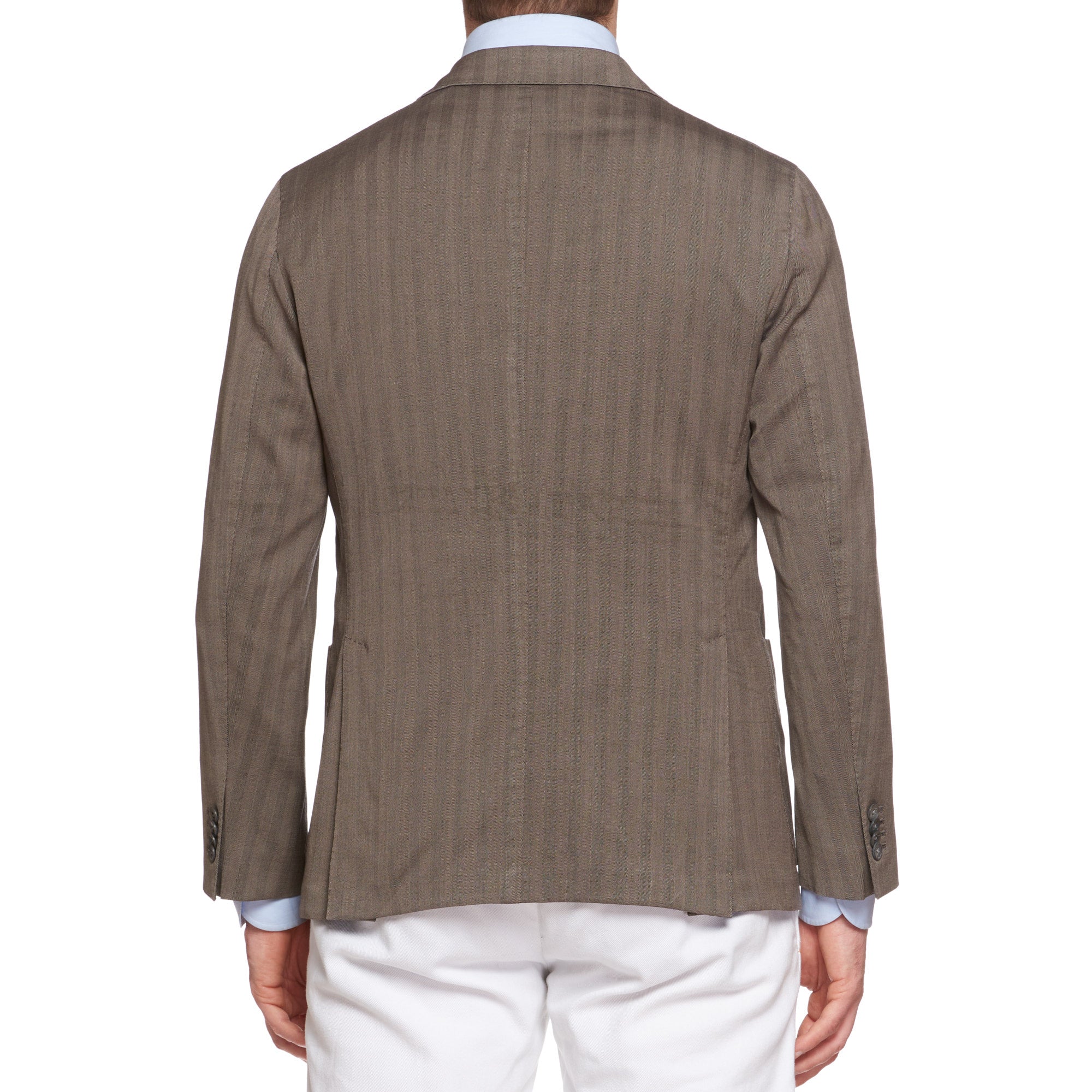 BOGLIOLI "K.Jacket" Gray Herringbone Wool Unlined Jacket EU 50 NEW US 40 Short Fit BOGLIOLI
