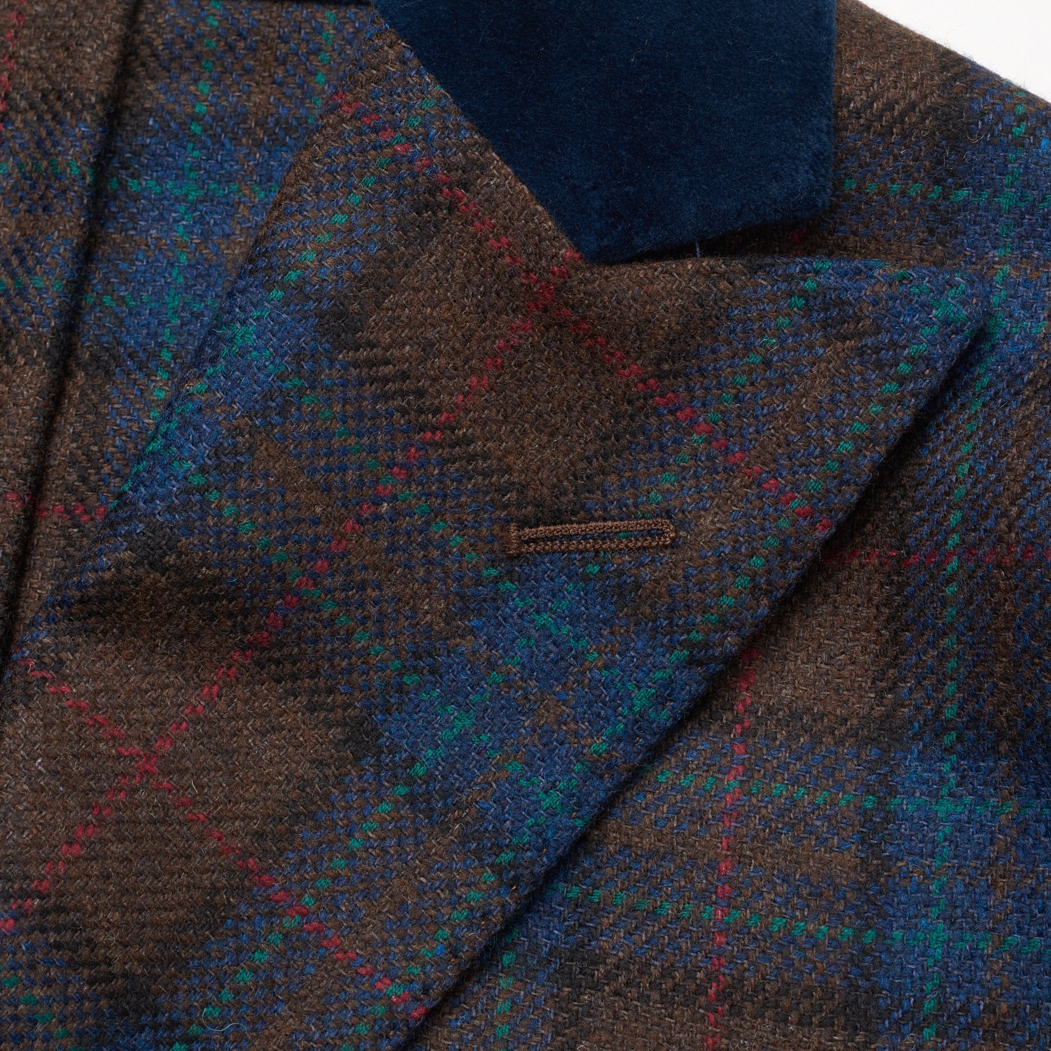 BOGLIOLI "K. Jacket" Plaid Wool-Linen Unlined Peak Lapel Jacket EU 50 NEW US 40 BOGLIOLI