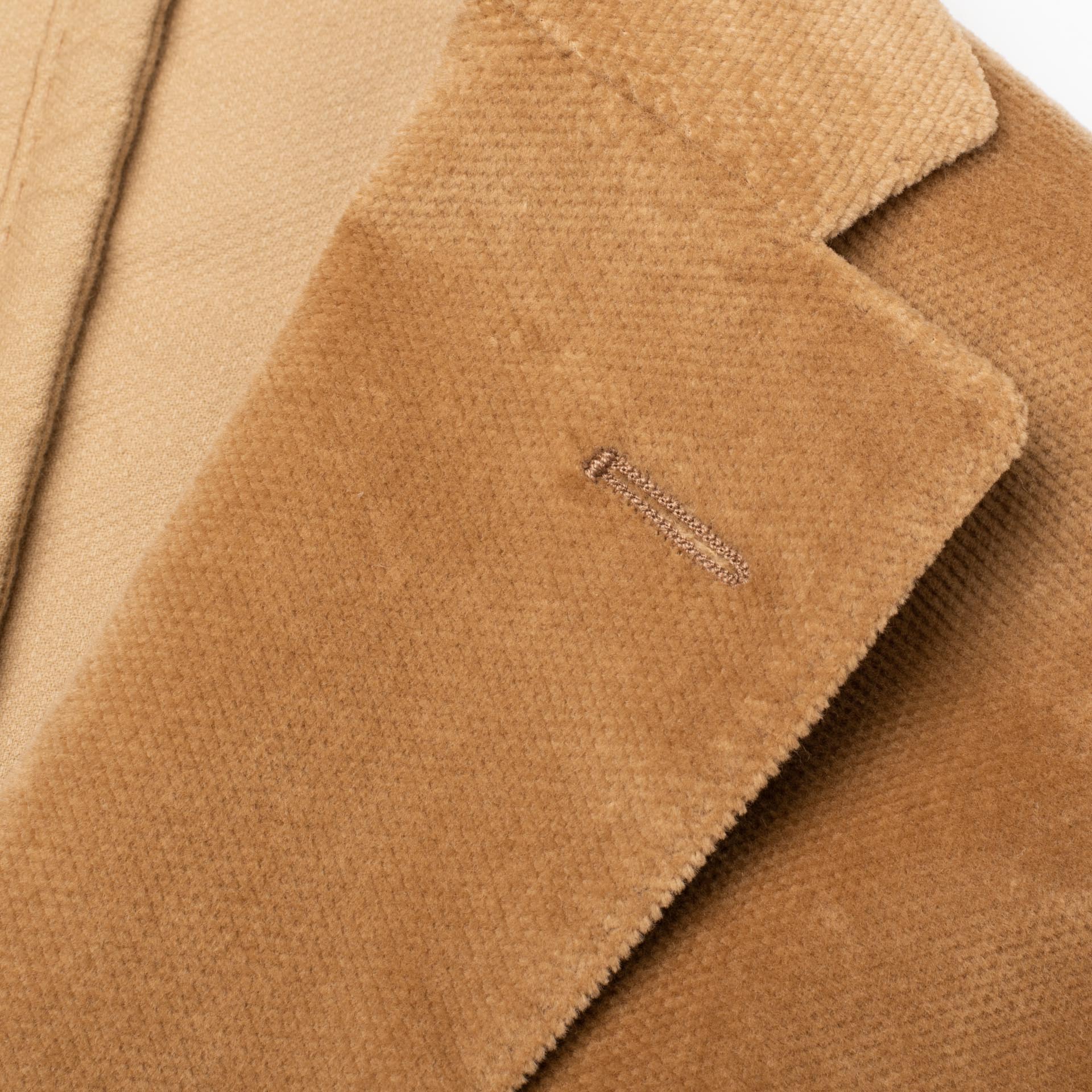 BOGLIOLI "K.Jacket" Tan Beige Velvet Cotton Unlined Blazer Jacket EU 50 NEW US 40