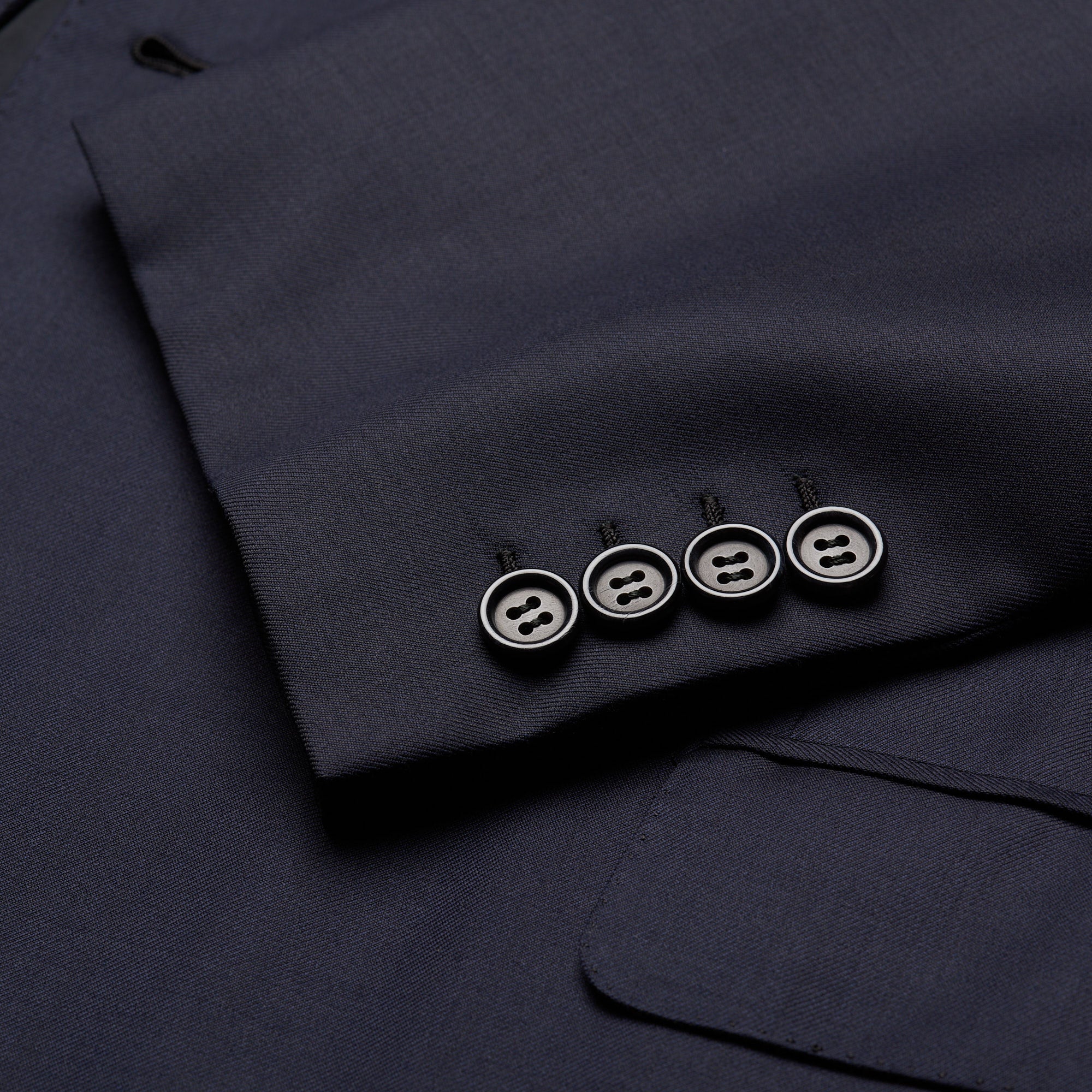 BRIONI "BRUNICO" Handmade Dark Navy Blue Wool Business Suit EU 62 NEW US 52