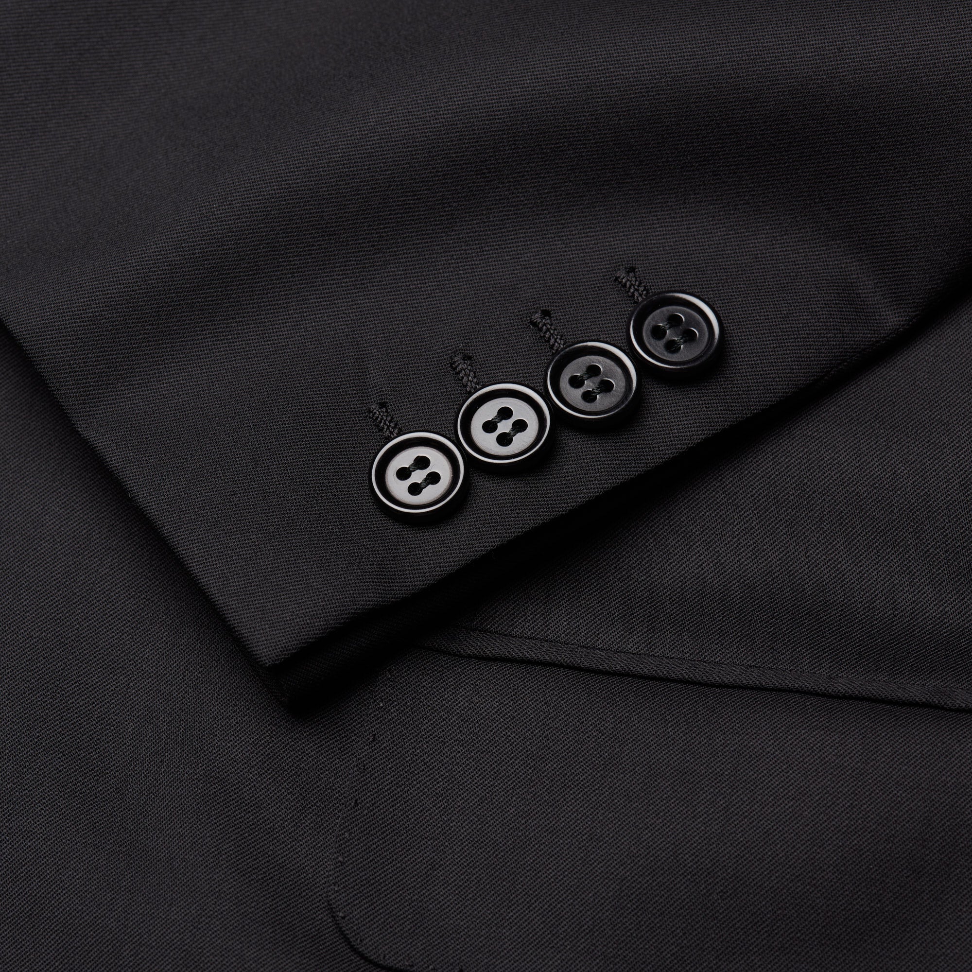 BRIONI "GAETANO" Handmade Black Wool Super 150's Suit EU 50 NEW US 40 BRIONI