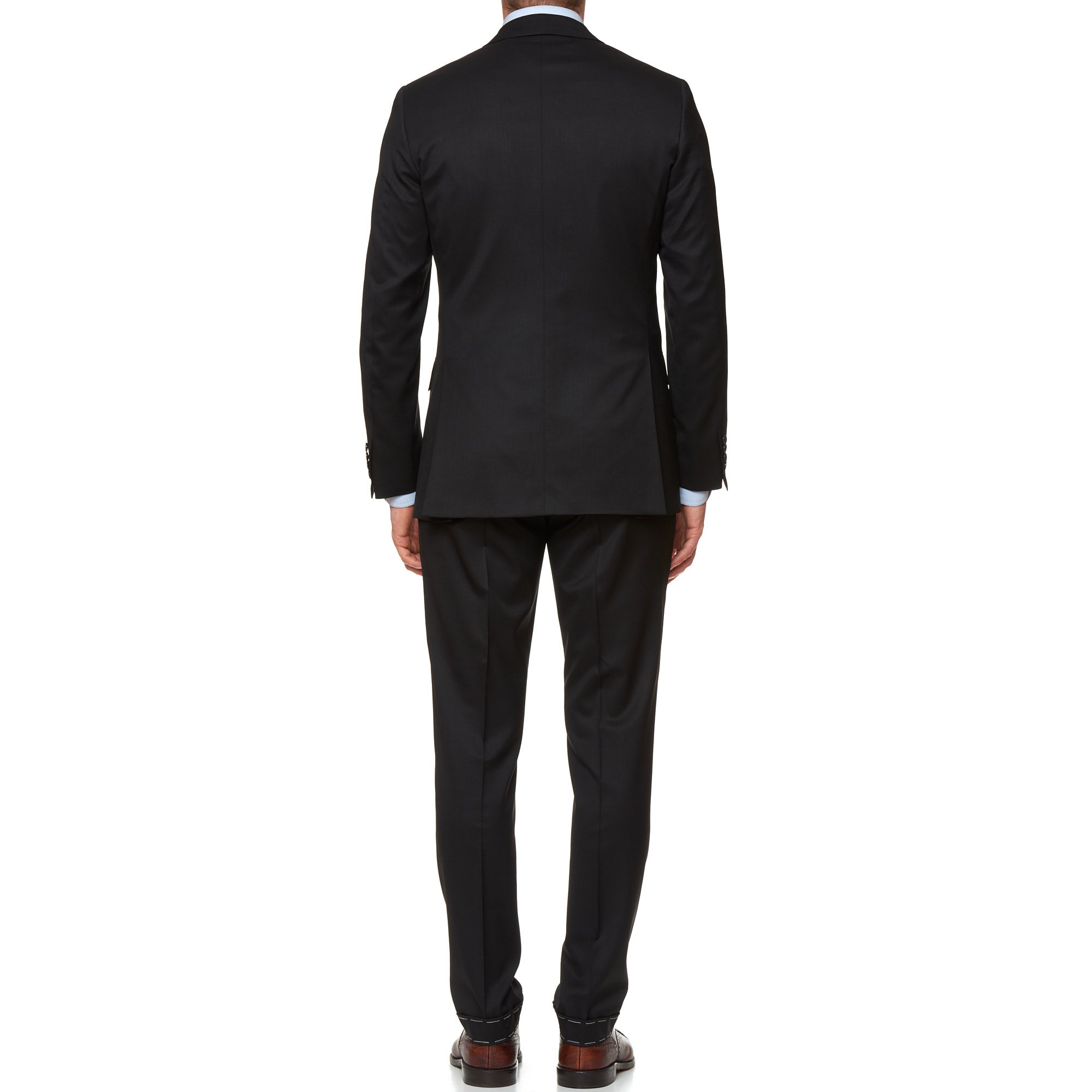 BRIONI "GAETANO" Handmade Black Wool Super 150's Suit EU 50 NEW US 40 BRIONI
