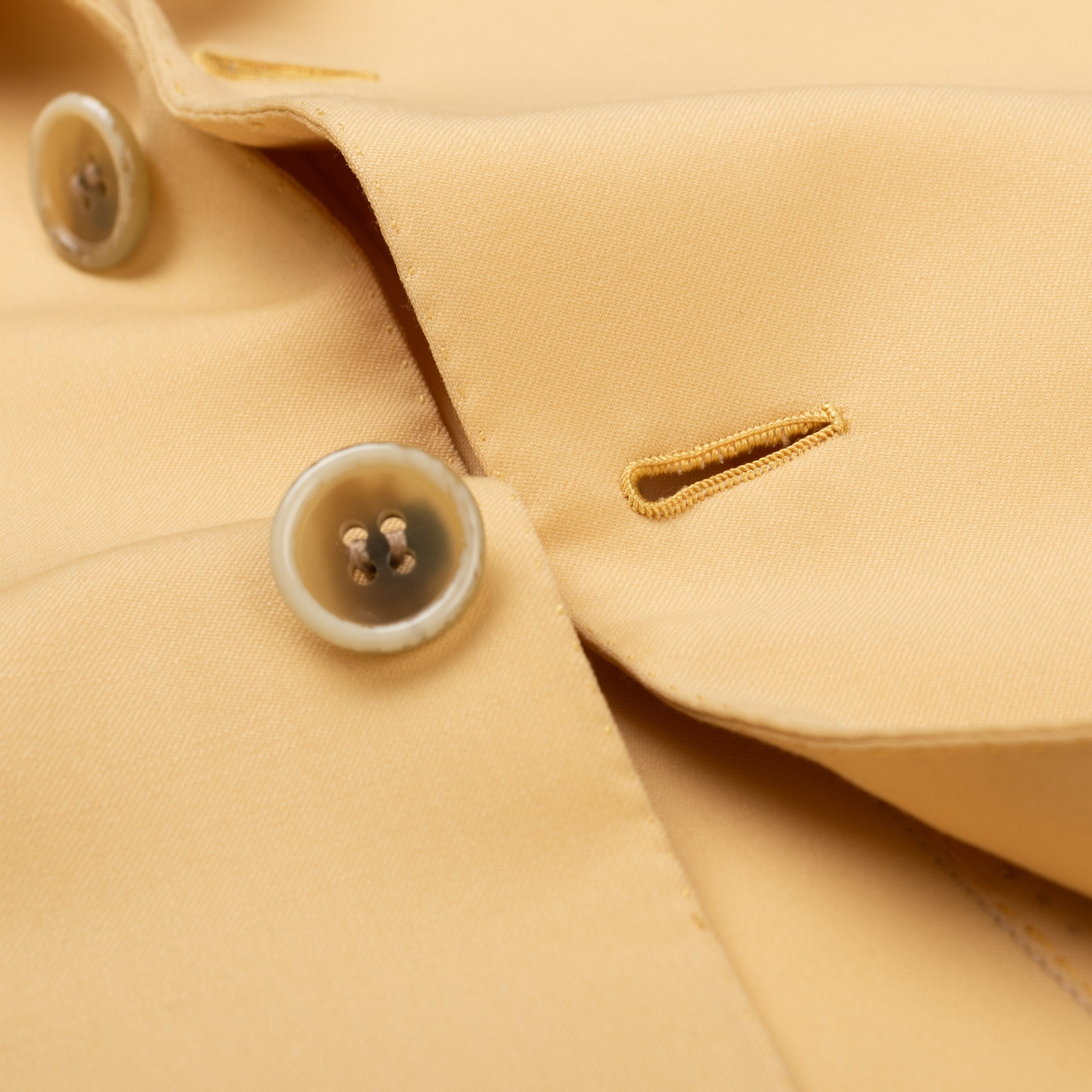 BRIONI "PALATINO" for DRESSY Handmade Yellow Wool Jacket EU 50 NEW US 40 BRIONI