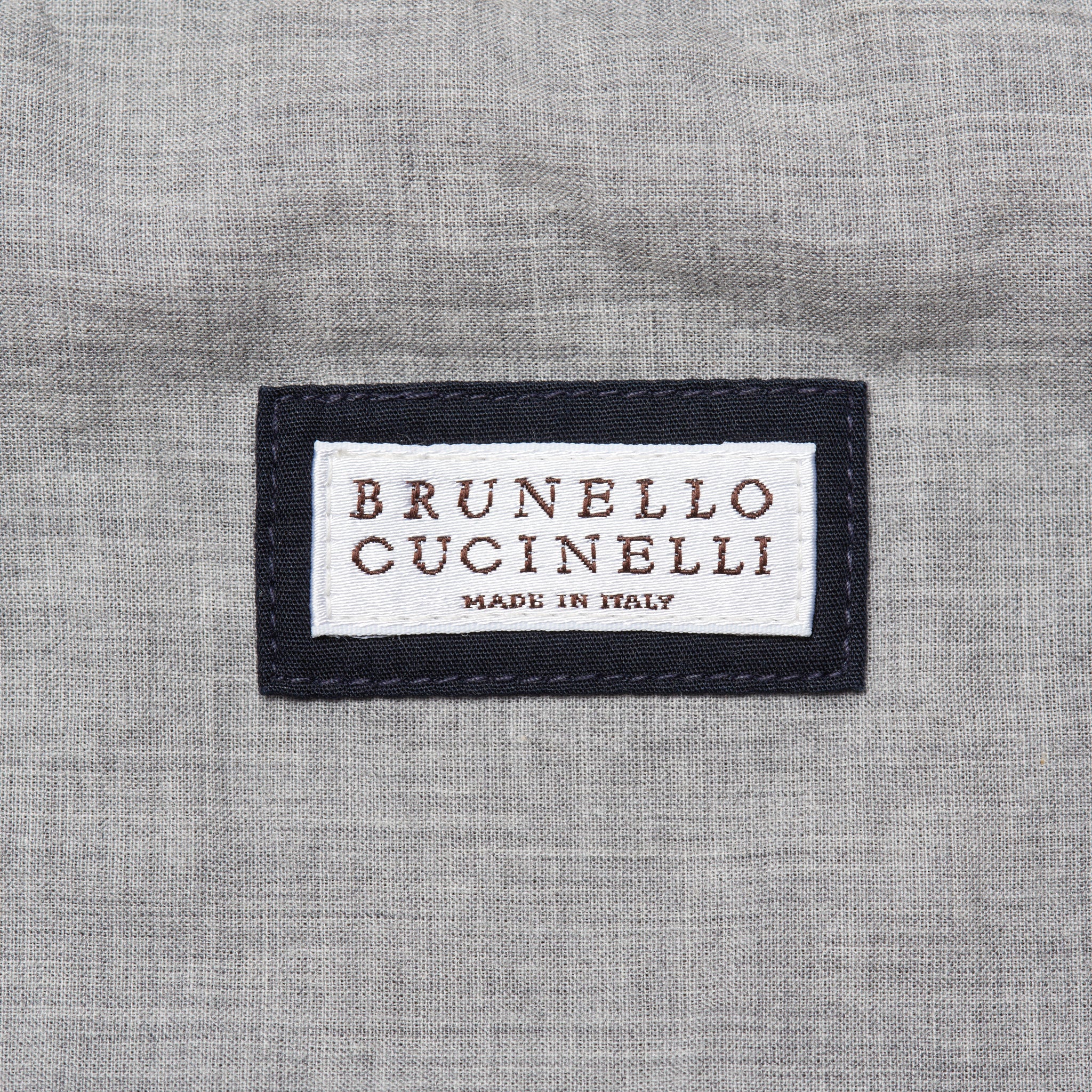 BRUNELLO CUCINELLI Brown Cotton Flight Jacket Blouson Size M BRUNELLO CUCINELLI