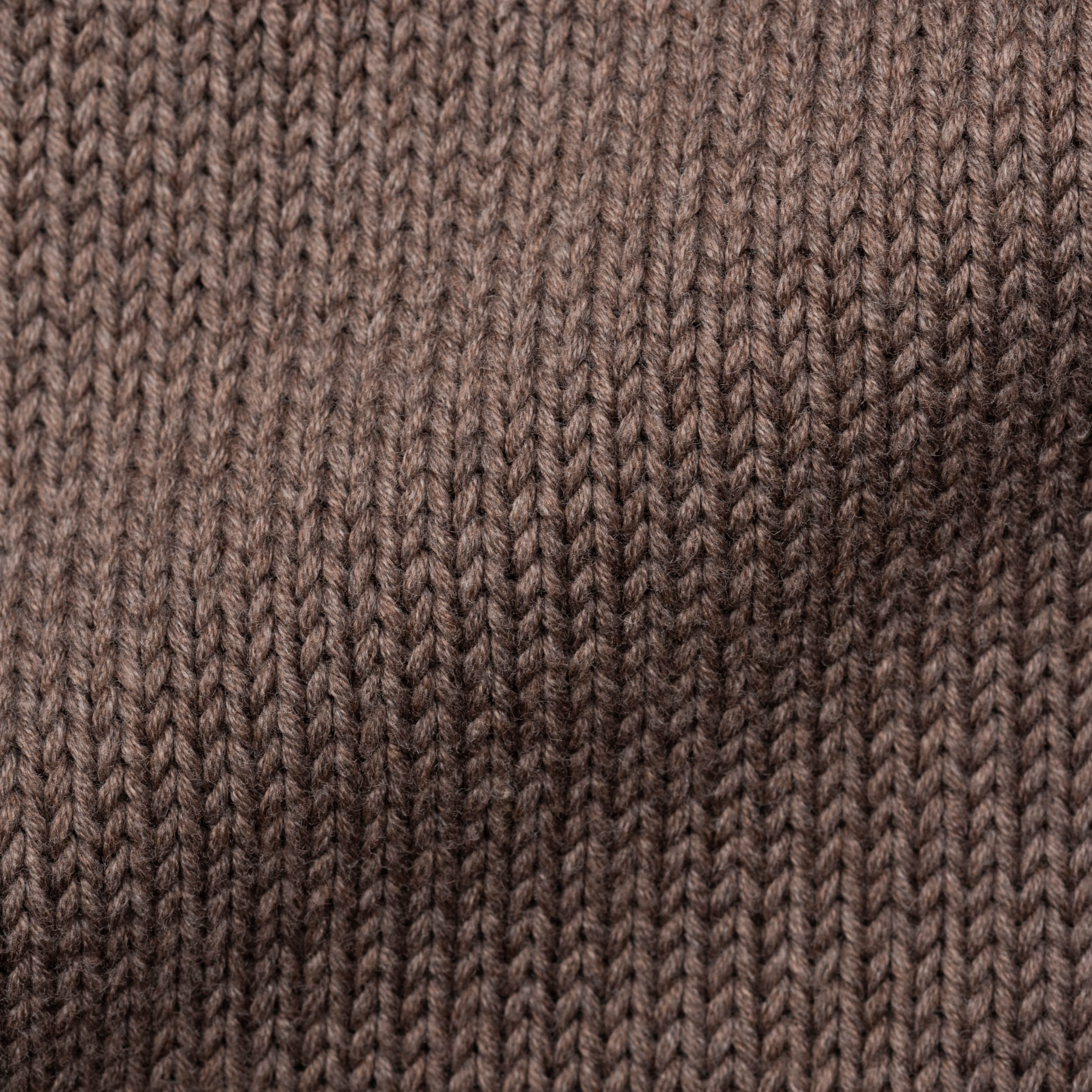 BRUNELLO CUCINELLI Brown Cotton Knitted Shawl Collar Cardigan Sweater EU 50 US M