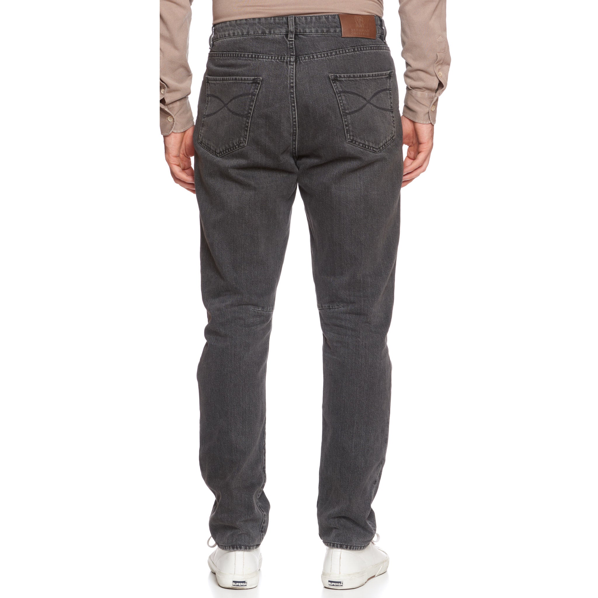 BRUNELLO CUCINELLI Dark Gray Denim Slim Leisure Fit Jeans Pants 50 US 34 BRUNELLO CUCINELLI