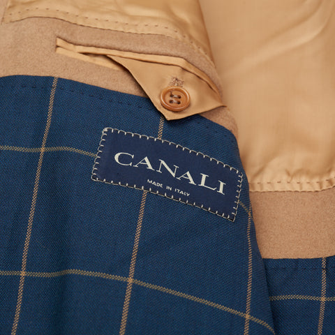 CANALI Handmade Tan Loro Piana Wool-Cashmere Overcoat XXL NEW US 46