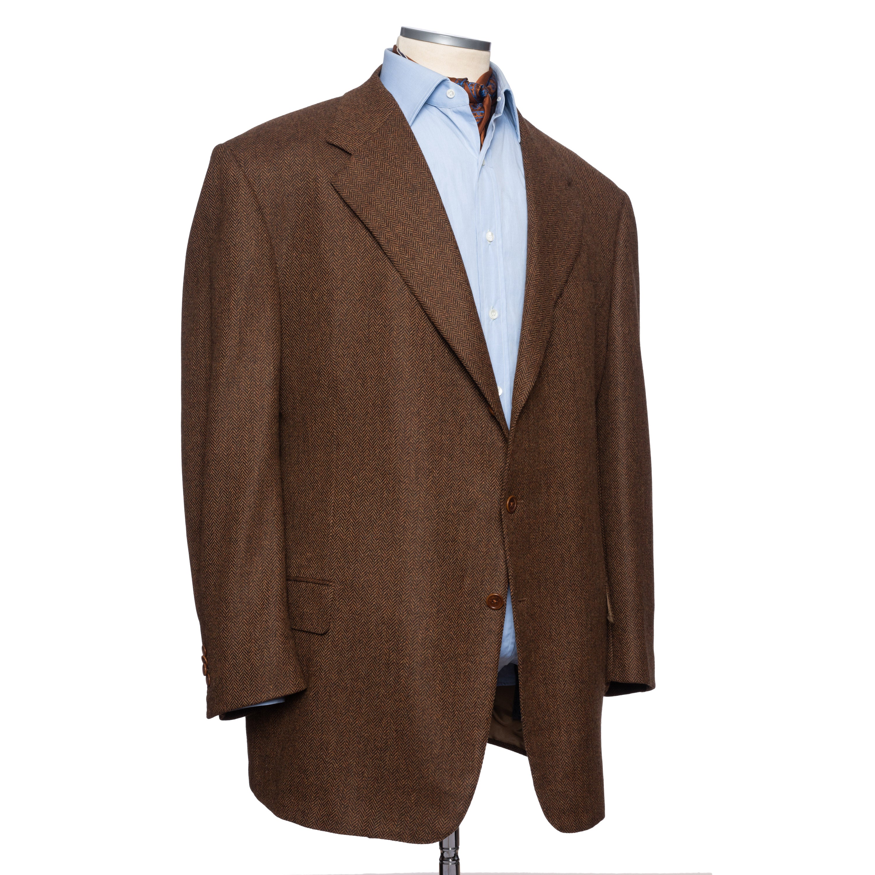 CASTANGIA 1850 Brown Wool-Cashmere Jacket EU 70 NEW US 60 Big and Tall CASTANGIA