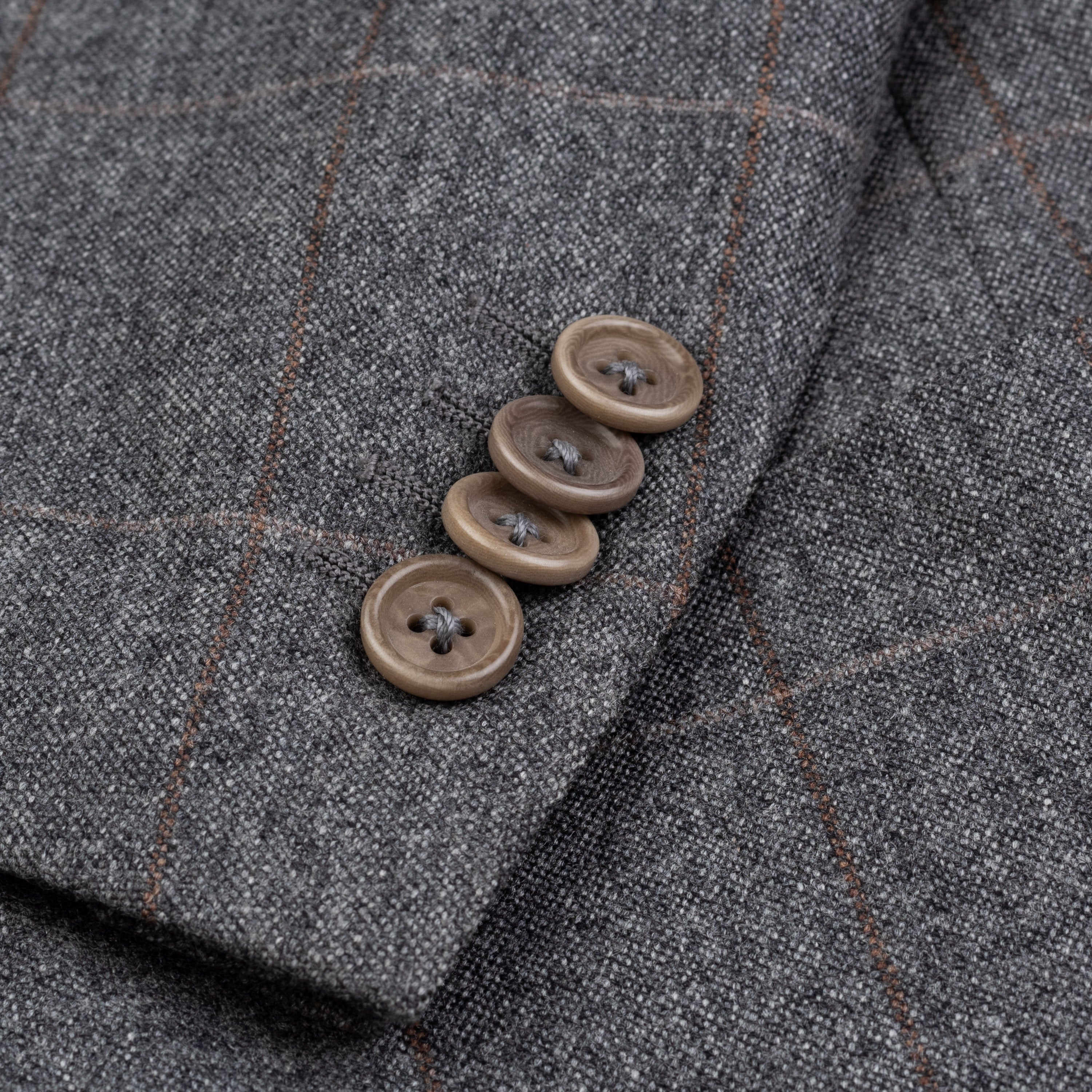 CASTANGIA 1850 Gray Plaid Wool Flannel Sport Coat Jacket EU 54 NEW US 44 CASTANGIA