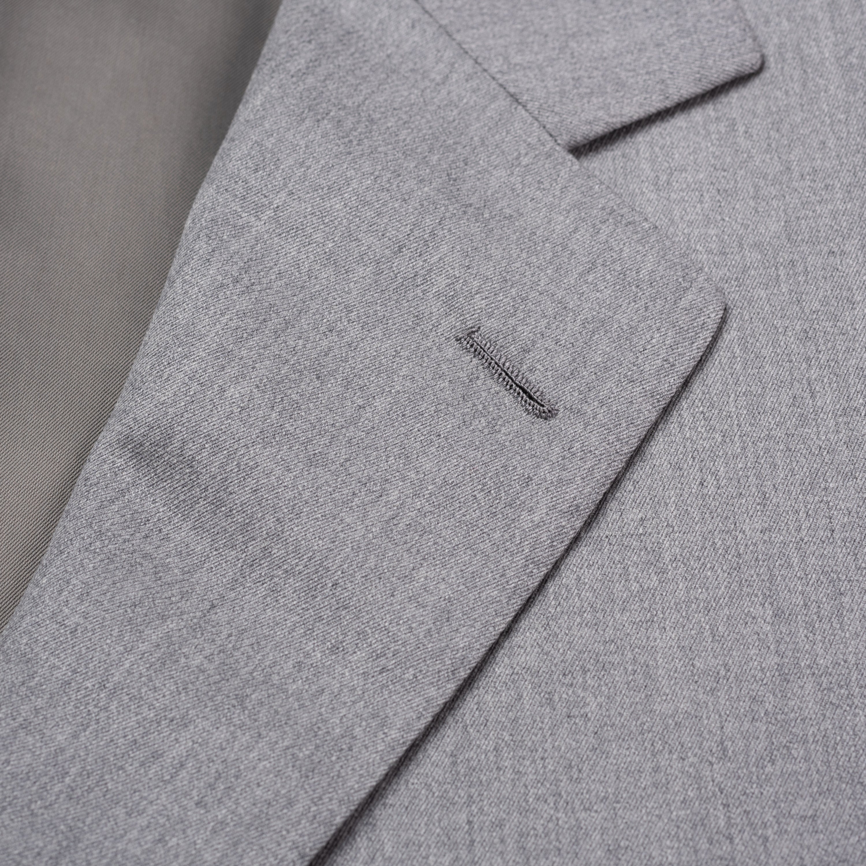 CASTANGIA 1850 Gray Twill Wool Super 120's Suit EU 52 L NEW US 42 Long CASTANGIA