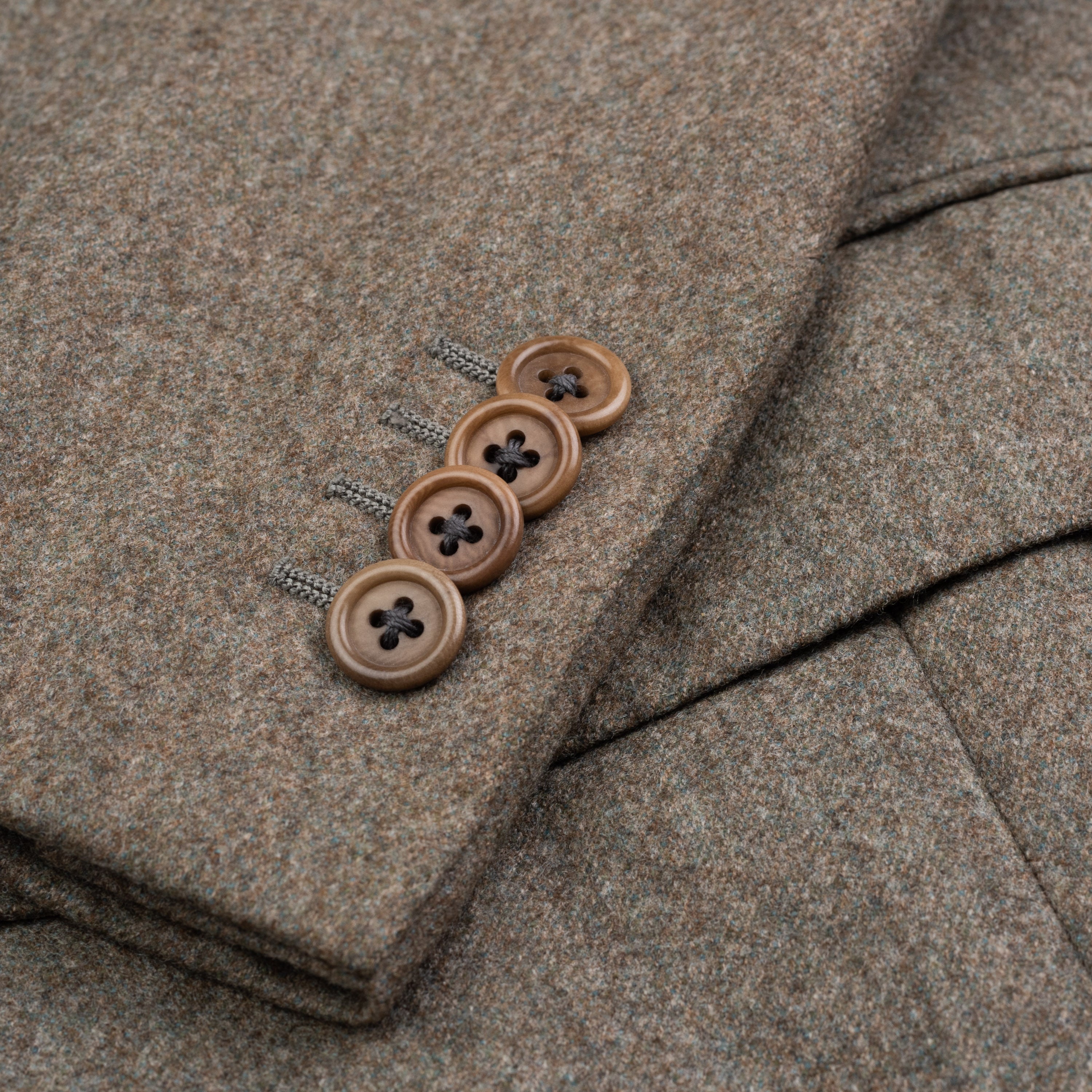 CASTANGIA 1850 Grayish Olive Wool Flannel Sport Coat Jacket EU 54 NEW US 44 CASTANGIA