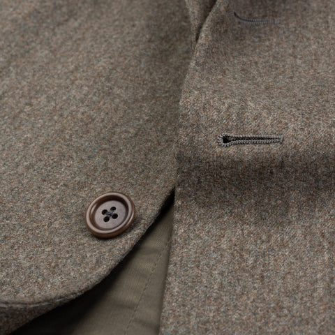 CASTANGIA 1850 Grayish Olive Wool Flannel Sport Coat Jacket EU 54 NEW ...