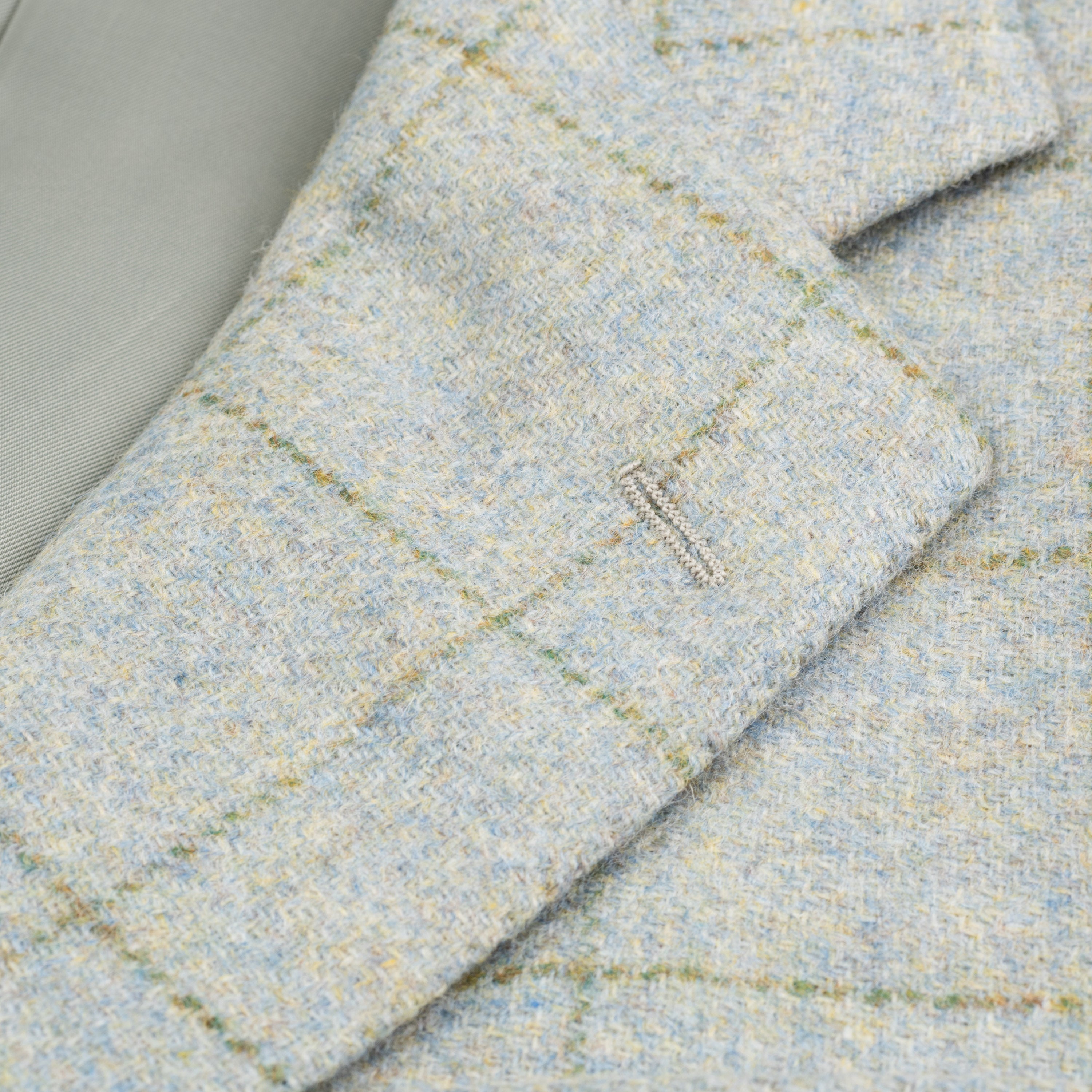 CASTANGIA 1850 Mint Windowpane Wool Tweed Sport Coat Jacket EU 46 NEW US 36 CASTANGIA
