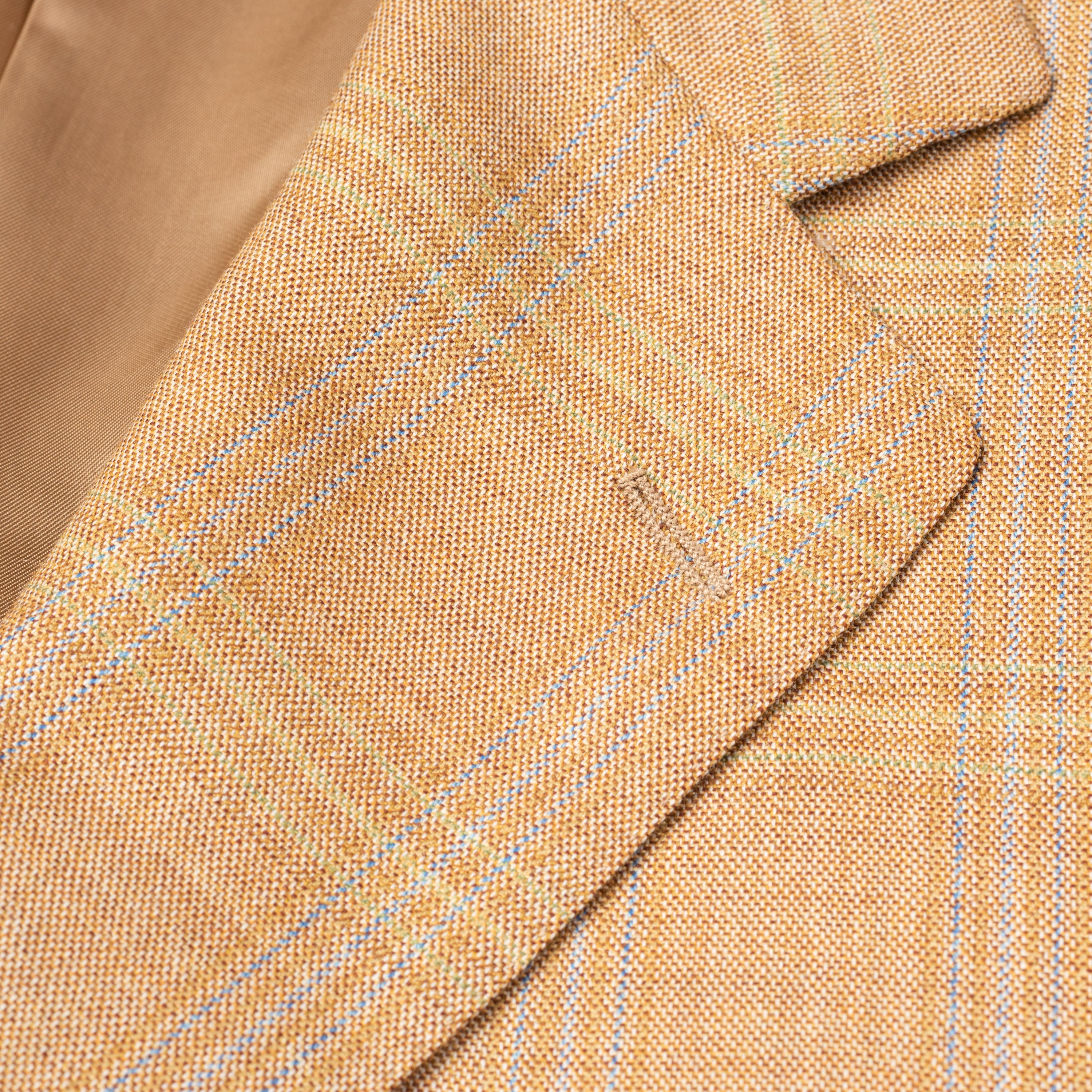 CASTANGIA 1850 Tan Plaid Wool Sport Coat Jacket NEW CASTANGIA