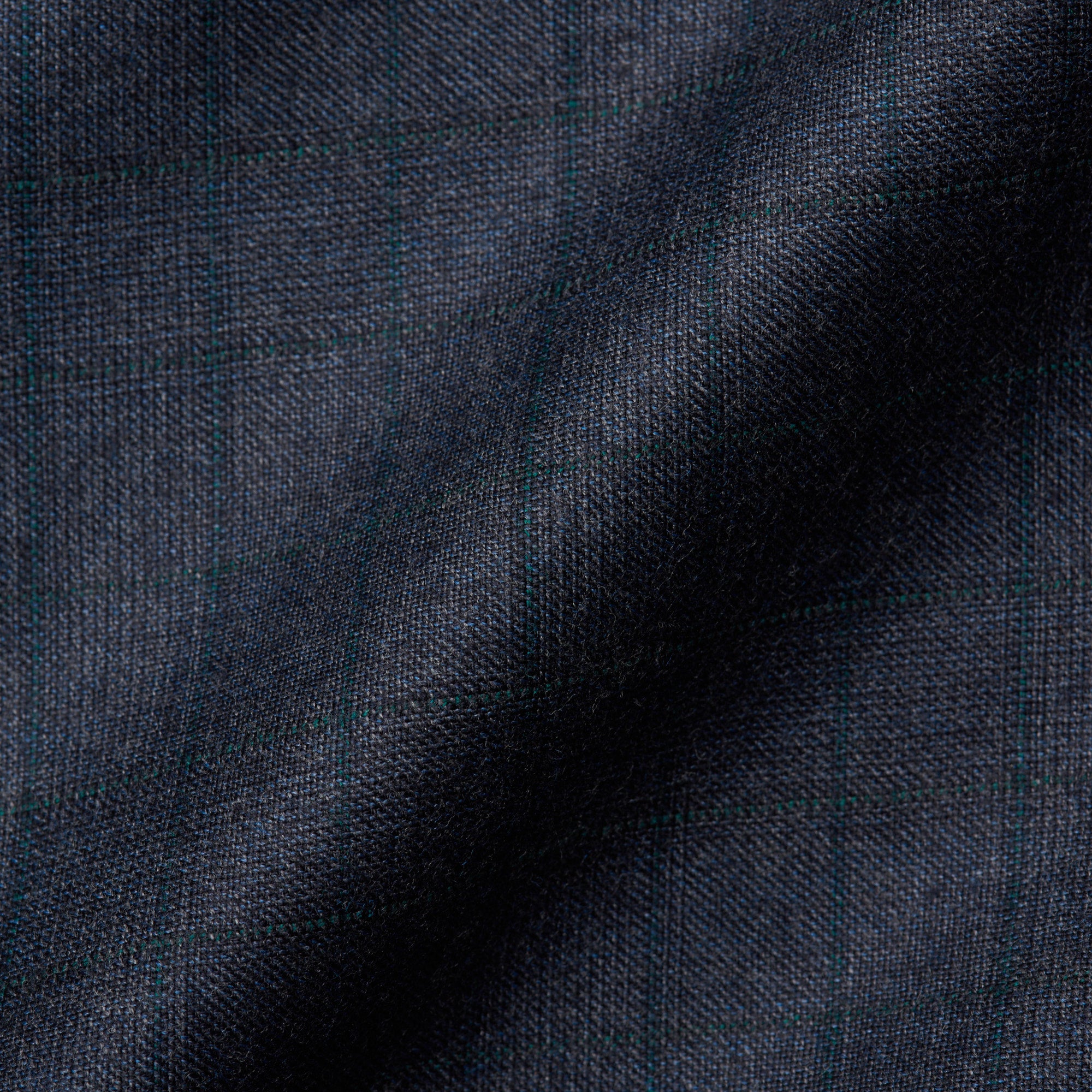 CESARE ATTOLINI Napoli Handmade Gray Plaid Wool-Silk-Cashmere Suit 54 NEW US 44