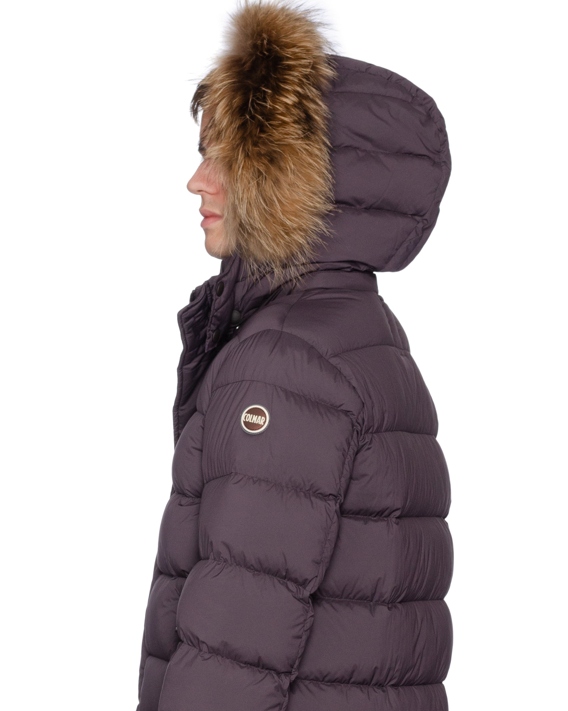 COLMAR Taupe Down-Feather Fur Trimmed Hooded Parka Jacket Coat 56 NEW XXL COLMAR