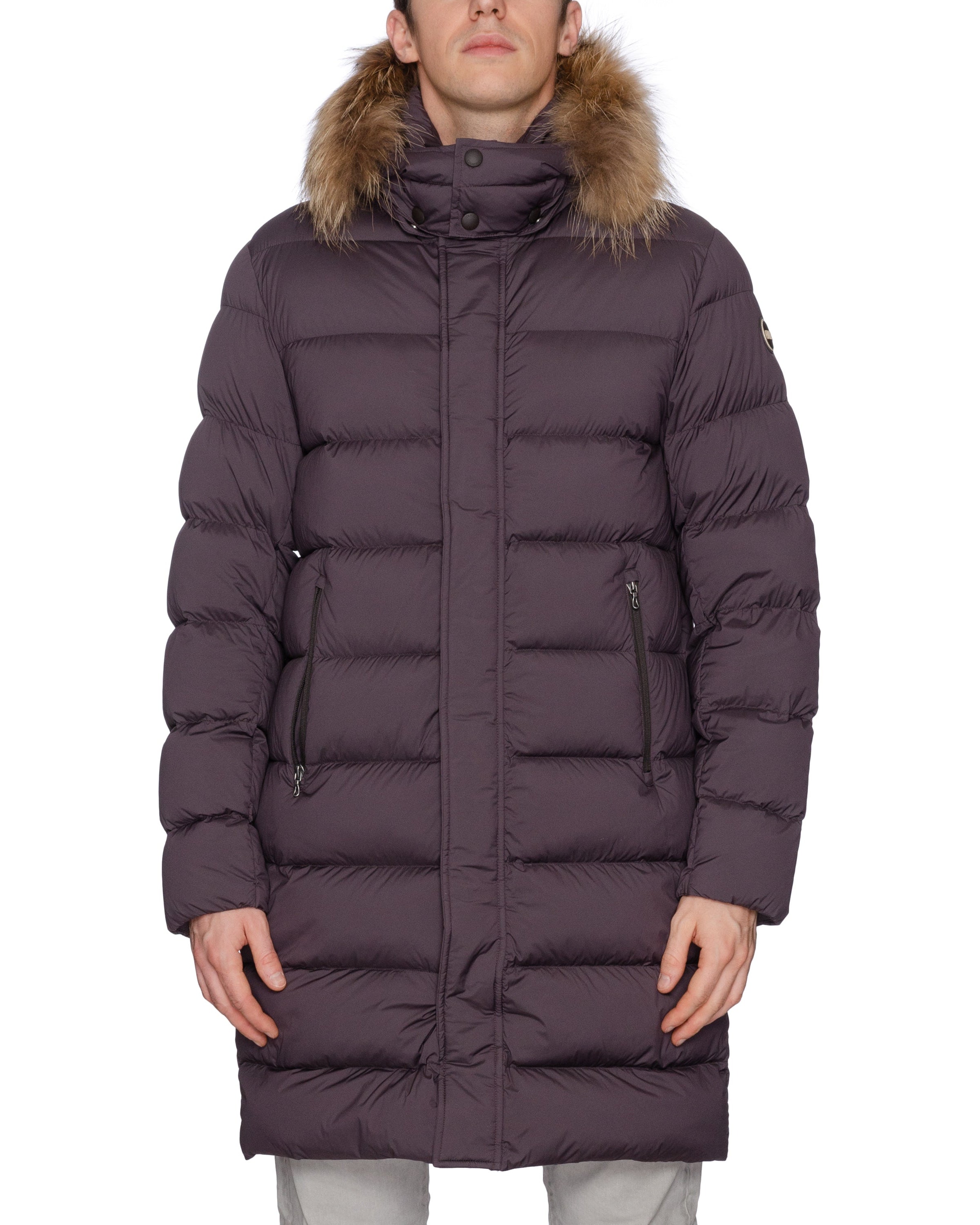 COLMAR Taupe Down-Feather Fur Trimmed Hooded Parka Jacket Coat 56 NEW XXL COLMAR