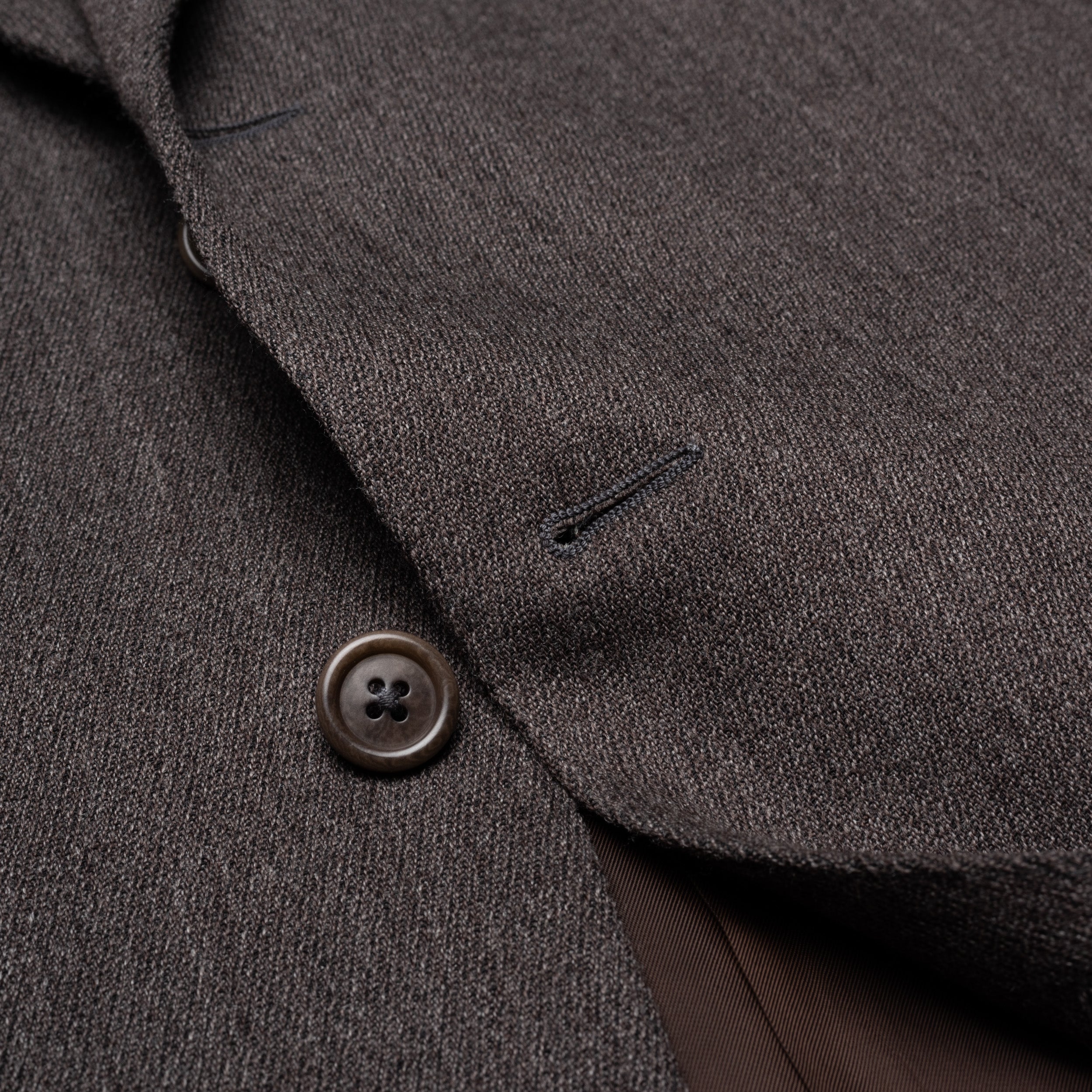 CORSOCHIARO by CASTANGIA Dark Brown Wool Suit EU 50 NEW US 40 CASTANGIA