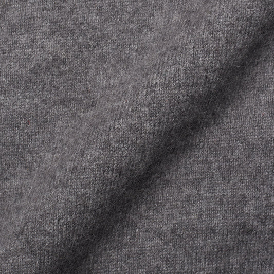 CRUCIANI Gray Cashmere Knit 2-Way Zip Cardigan Sweater EU 50 US M