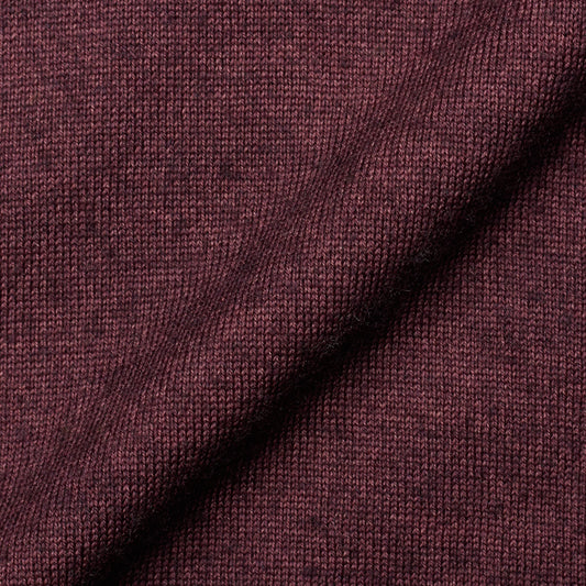 CRUCIANI Plum Wool Knit V-Neck Sweater EU 48 NEW US S