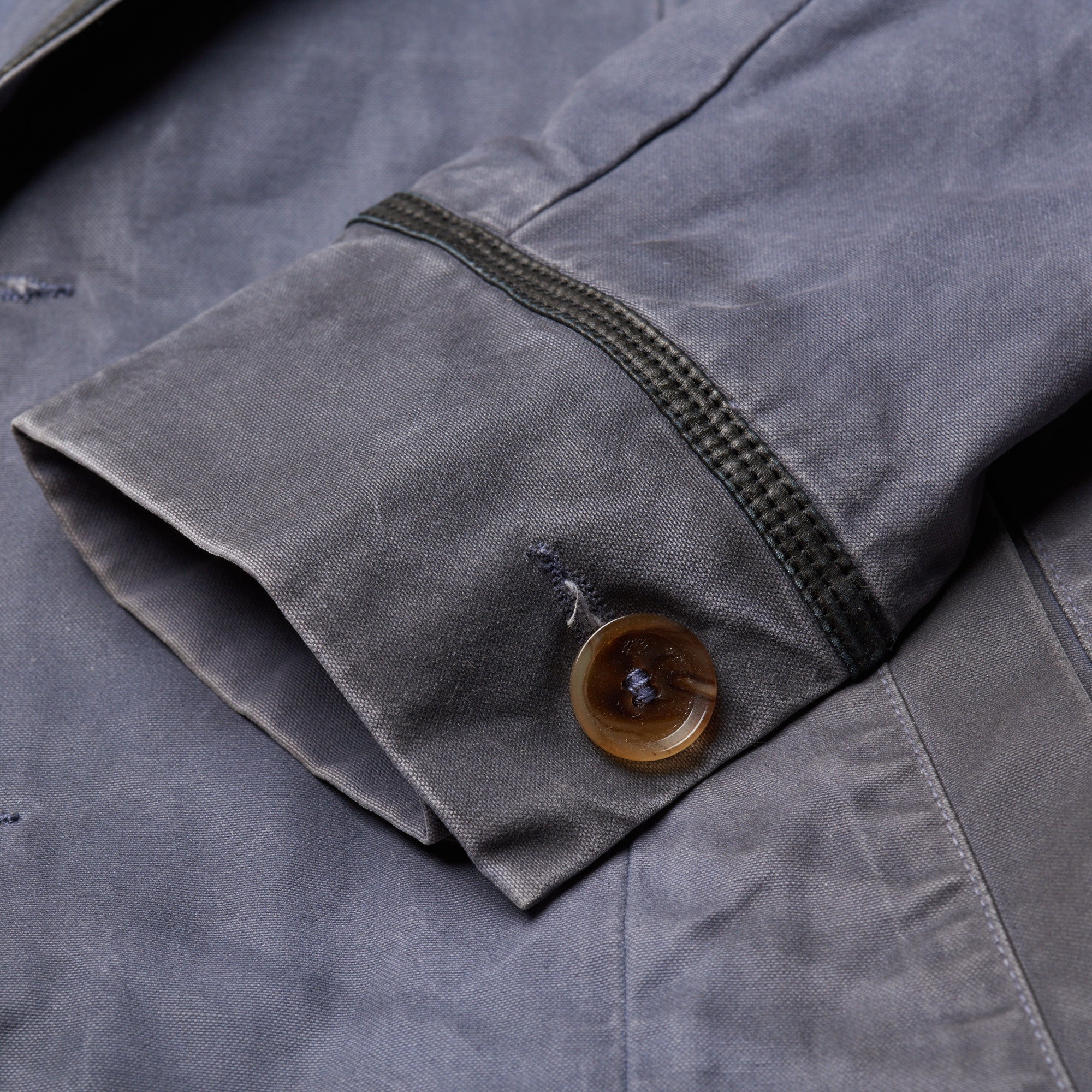DIESEL Black Gold Gray Cotton Pea Coat Jacket Size S-M DIESEL