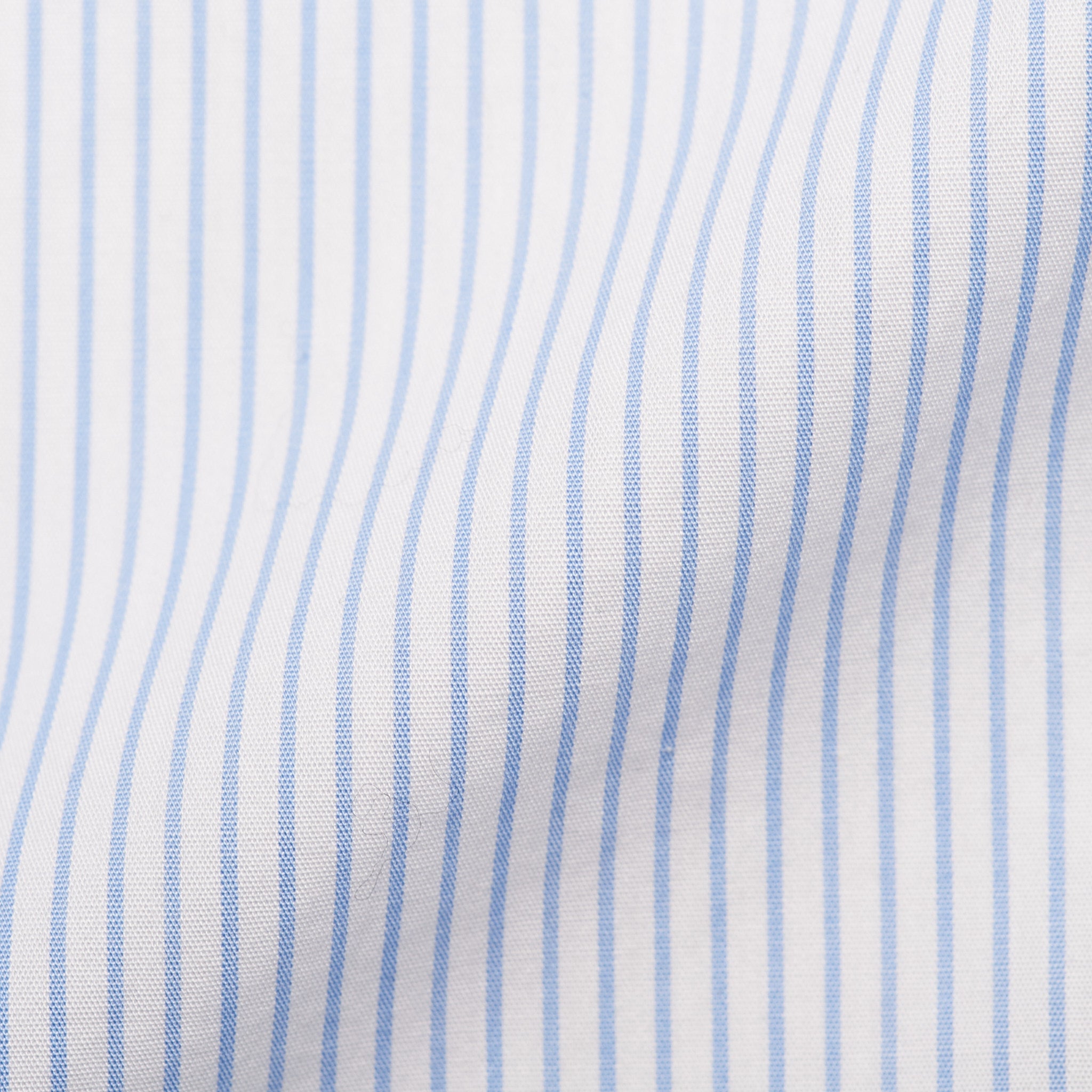 DI PIETRO Handmade Bespoke Blue Striped Cotton Button-Down Dress Shirt US 16.5 DI PIETRO