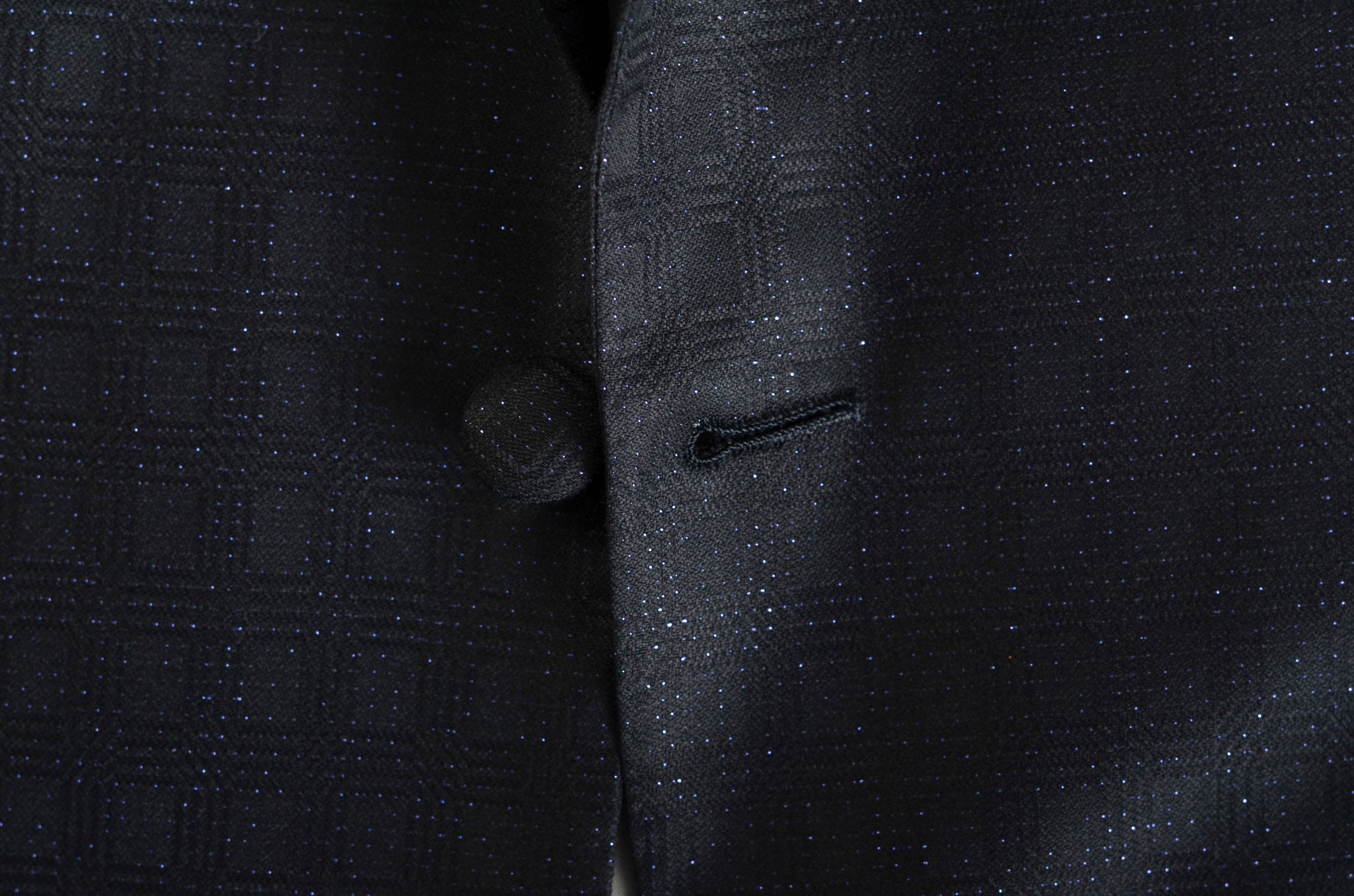 D'AVENZA for Damiani Black Wool Peak Lapel Dinner Formal Jacket EU 52 NEW US 42 D'AVENZA