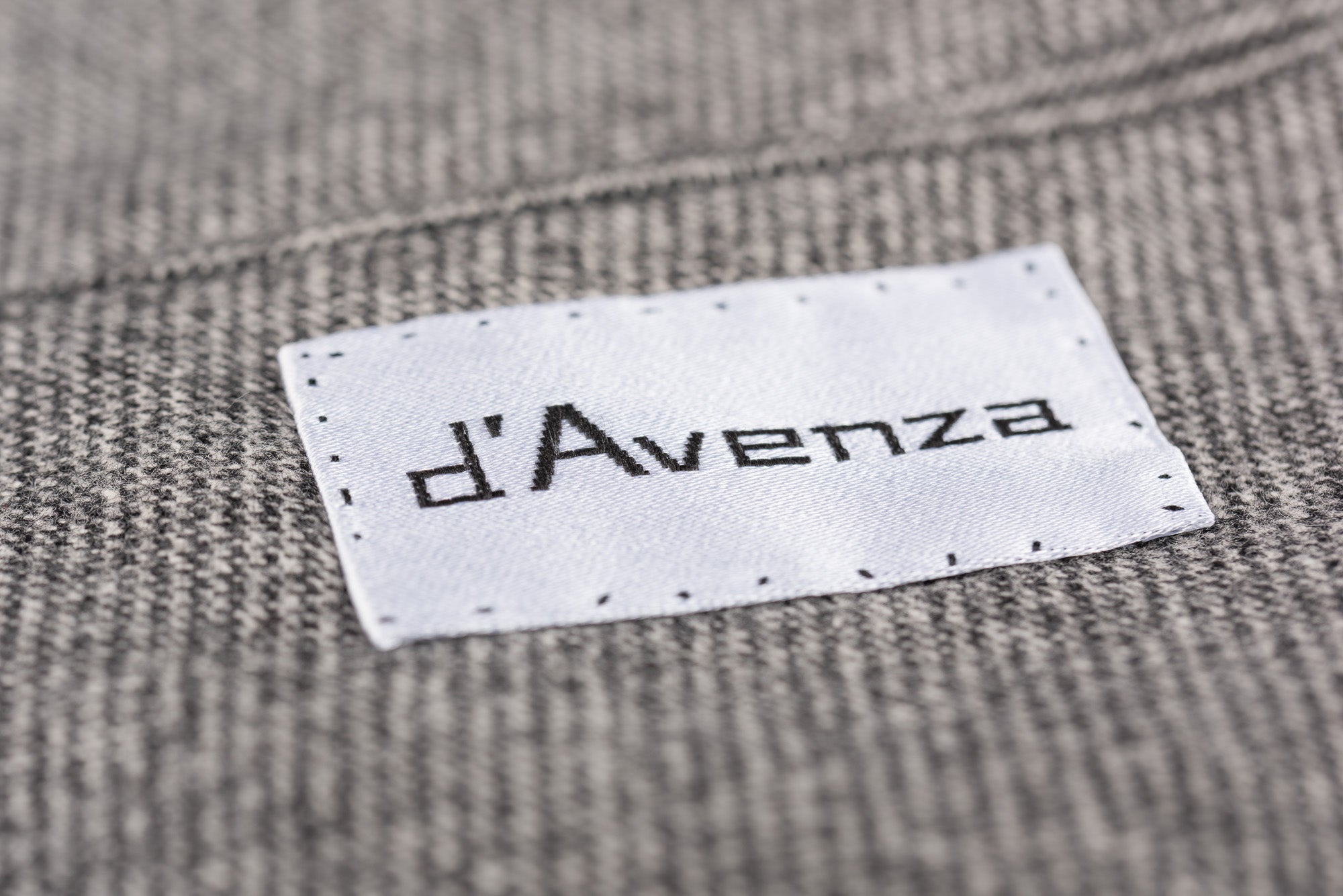 D'AVENZA Roma Handmade Gray Wool Unlined Flannel Jacket Sport Coat 50 NEW US 40