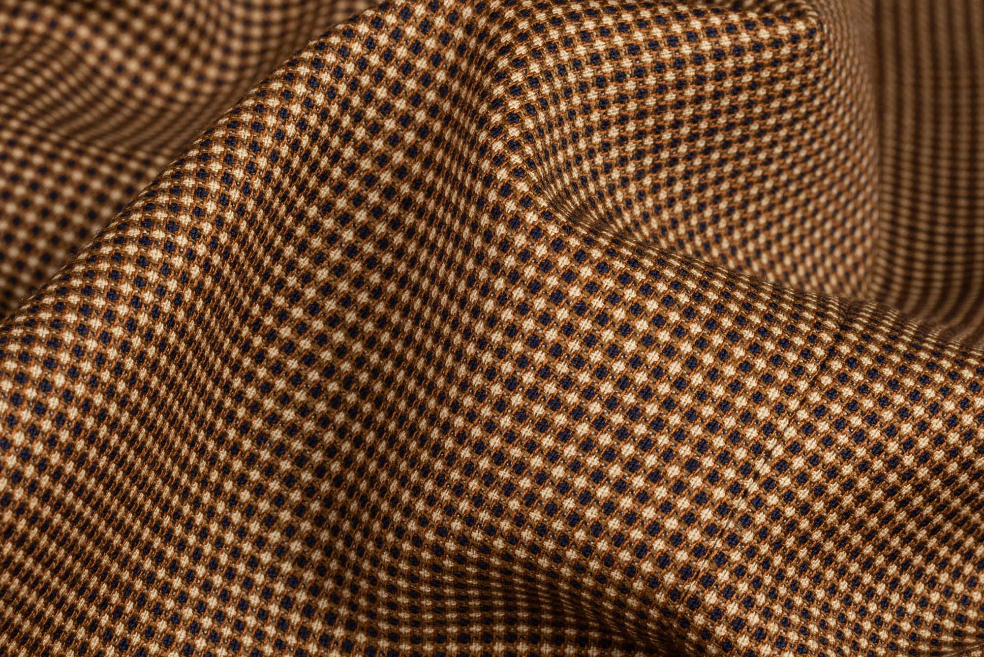D'AVENZA Roma Handmade Brown Wool Blazer Jacket EU 50 NEW US 40