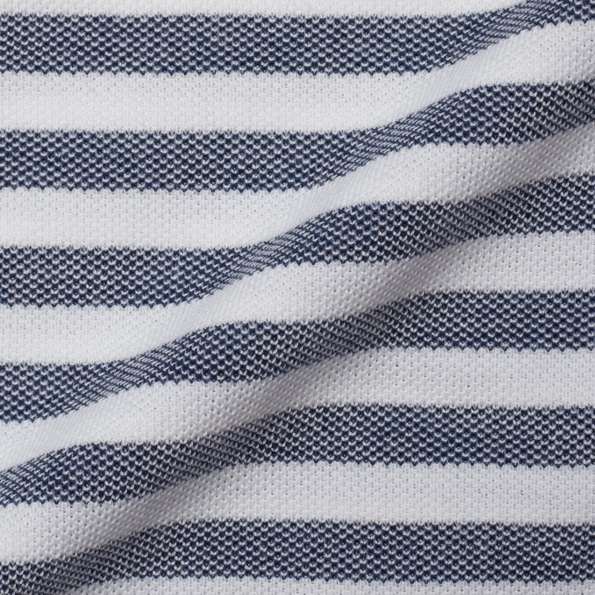 FEDELI Black Striped Cotton Light Pique Long Sleeve Polo Shirt NEW FEDELI