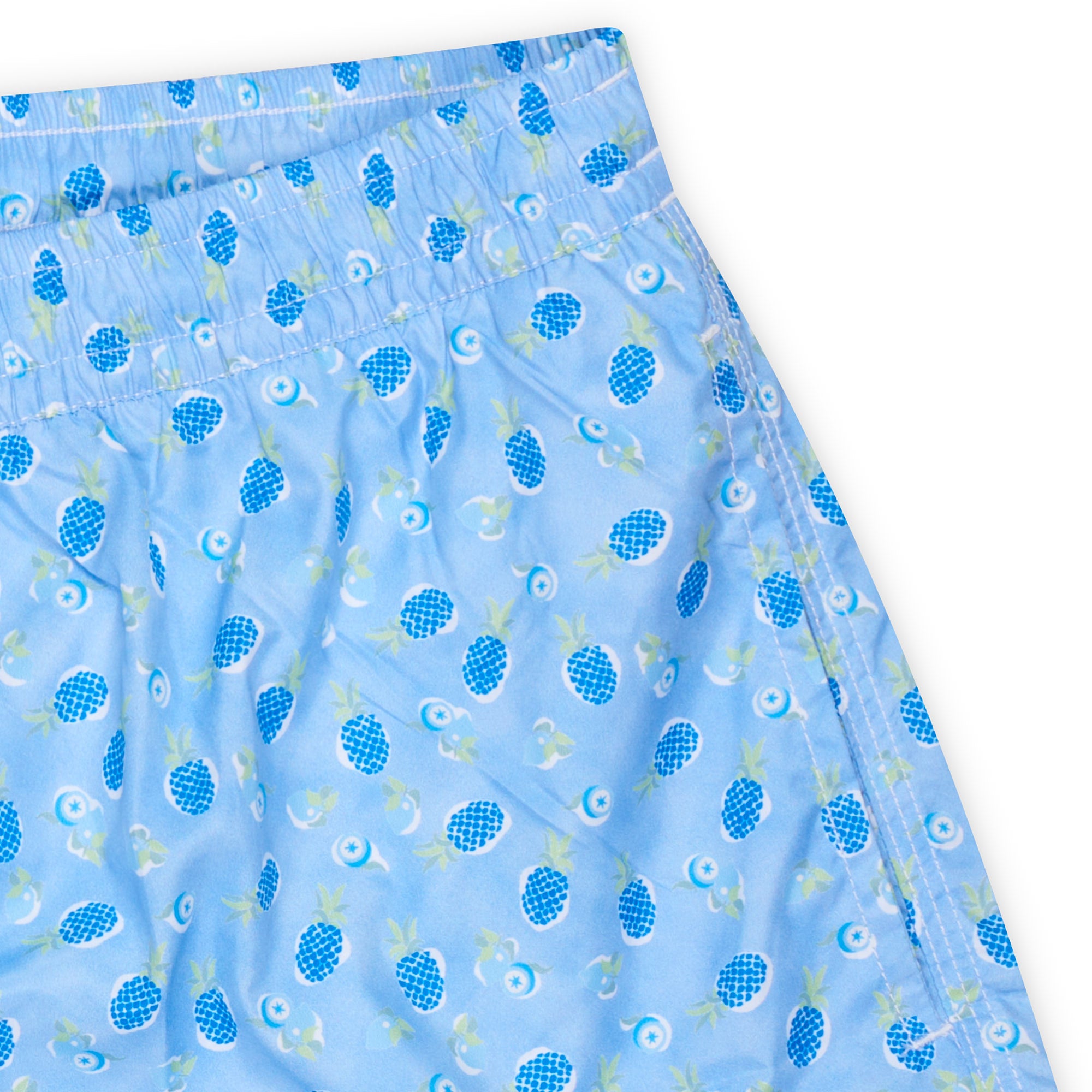 FEDELI Blue Fruit Print Madeira Airstop Swim Shorts Trunks NEW Size 3XL FEDELI