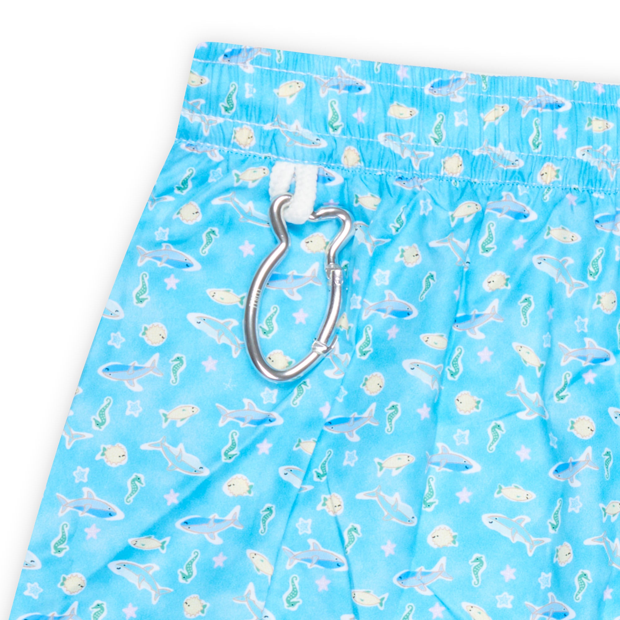 FEDELI Blue Sea Animal Printed Positano Airstop Swim Shorts Trunks NEW Size 3XL FEDELI