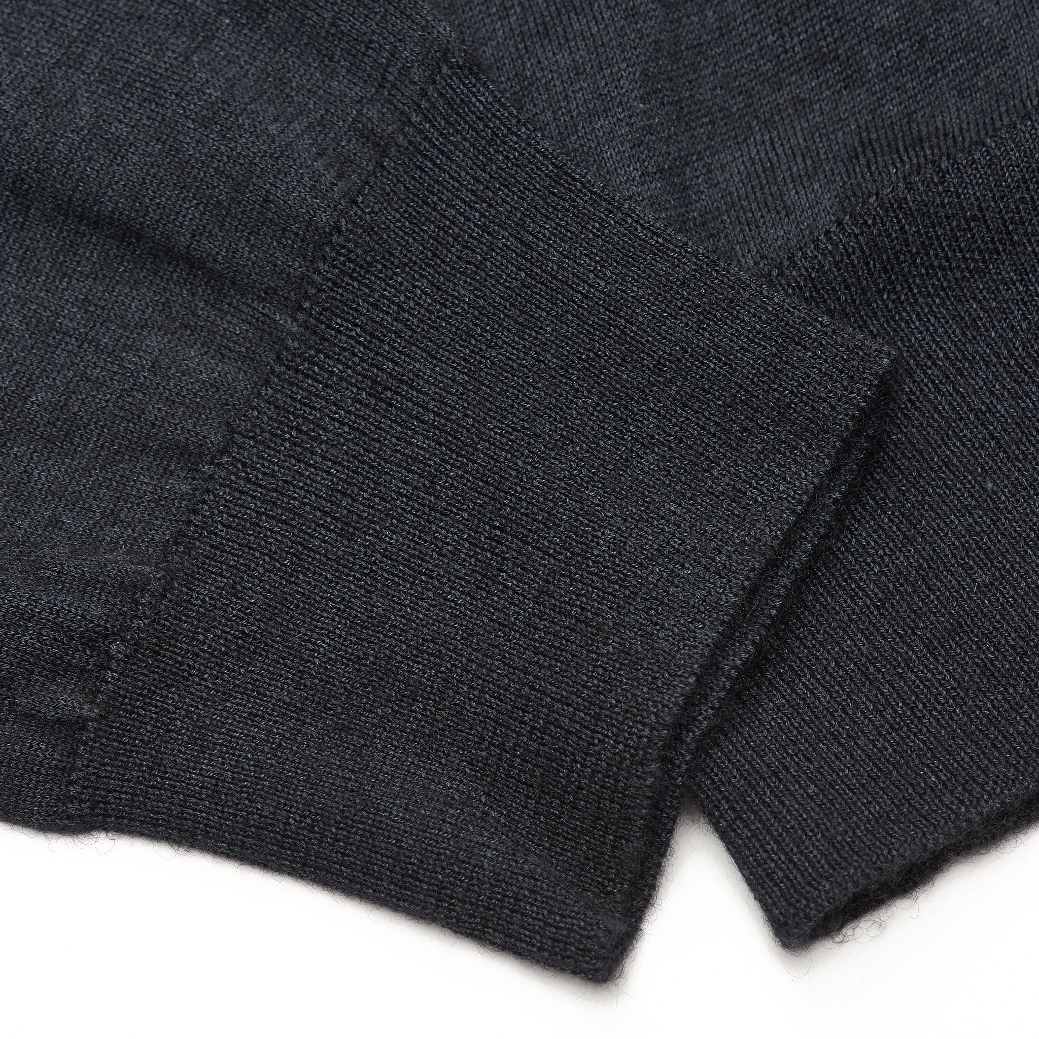 FEDELI Dark Gray Cashmere-Silk V-Neck Sweater EU 52 NEW US L Slim Fit FEDELI