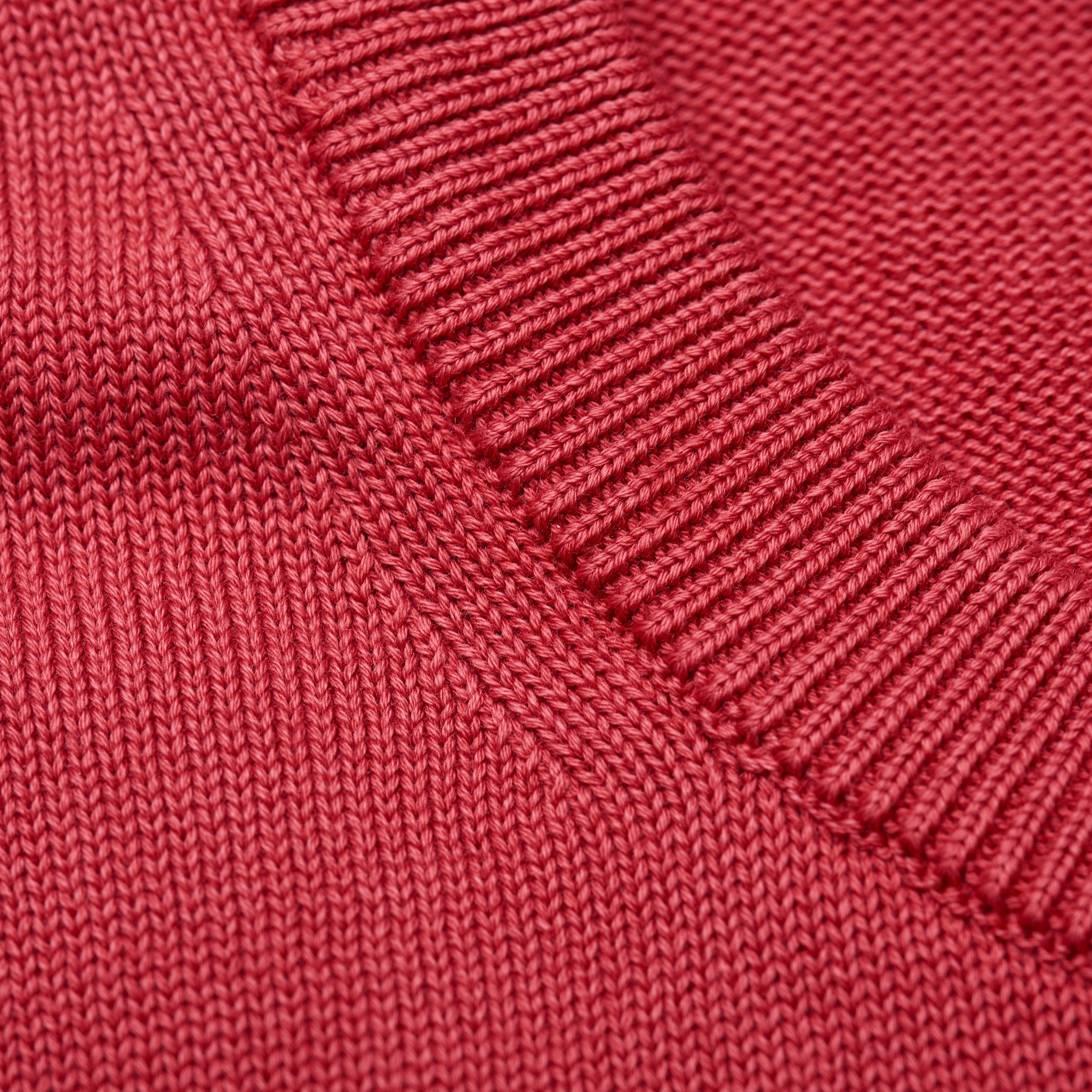 FEDELI Dark Pink "Dusty System" Cotton Crewneck Sweater EU 50 NEW US M FEDELI