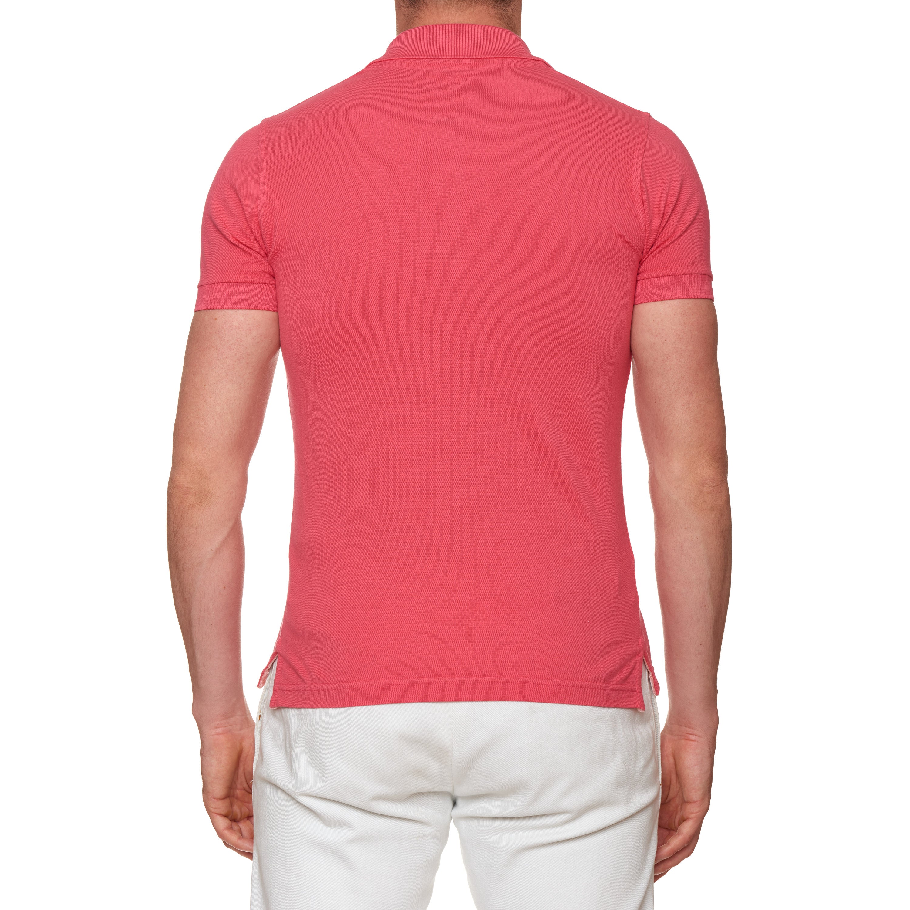 FEDELI Pink Cotton Pique Dusty System Short Sleeve Polo Shirt EU 46 NEW US XS FEDELI