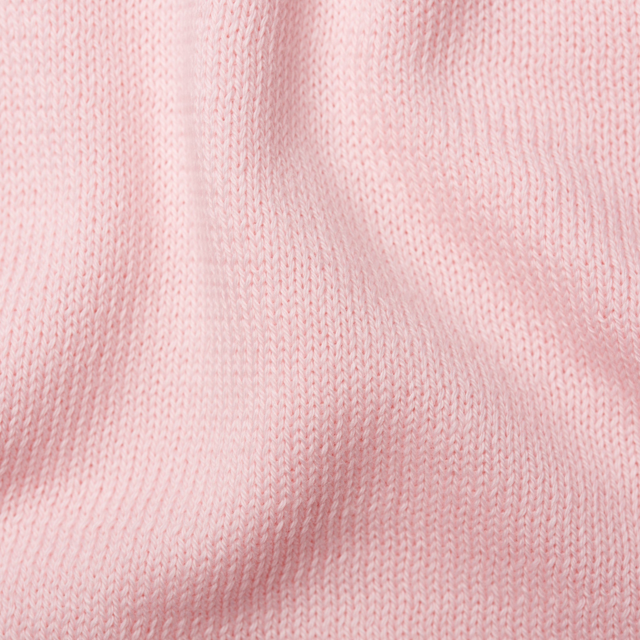 FEDELI Pink Supima Cotton Crewneck Sweater EU 50 NEW US M Slim Fit
