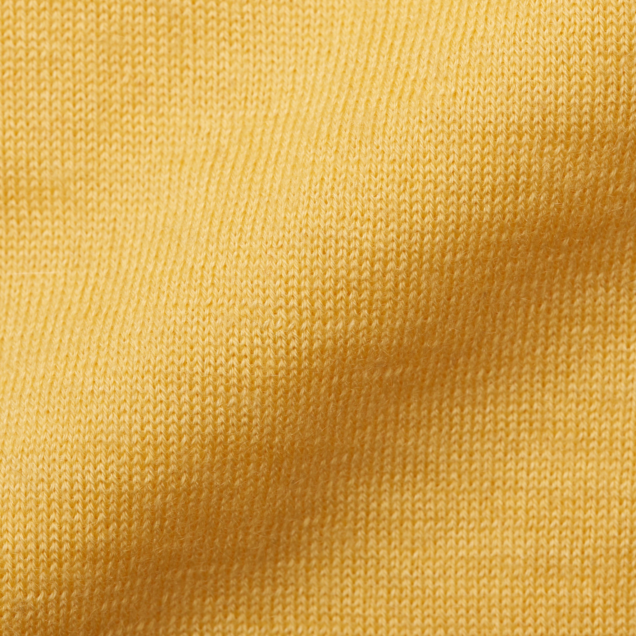 FEDELI Yellow Cashmere-Silk V-Neck Sleeveless Sweater EU 48 NEW US S FEDELI