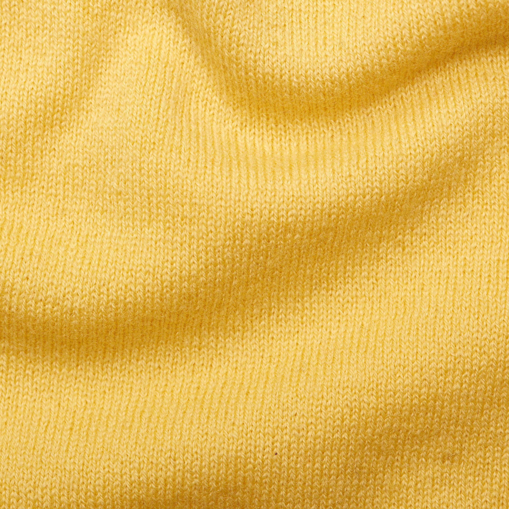 FEDELI Yellow Cashmere Crewneck Sweater EU 56 NEW US 2XL FEDELI