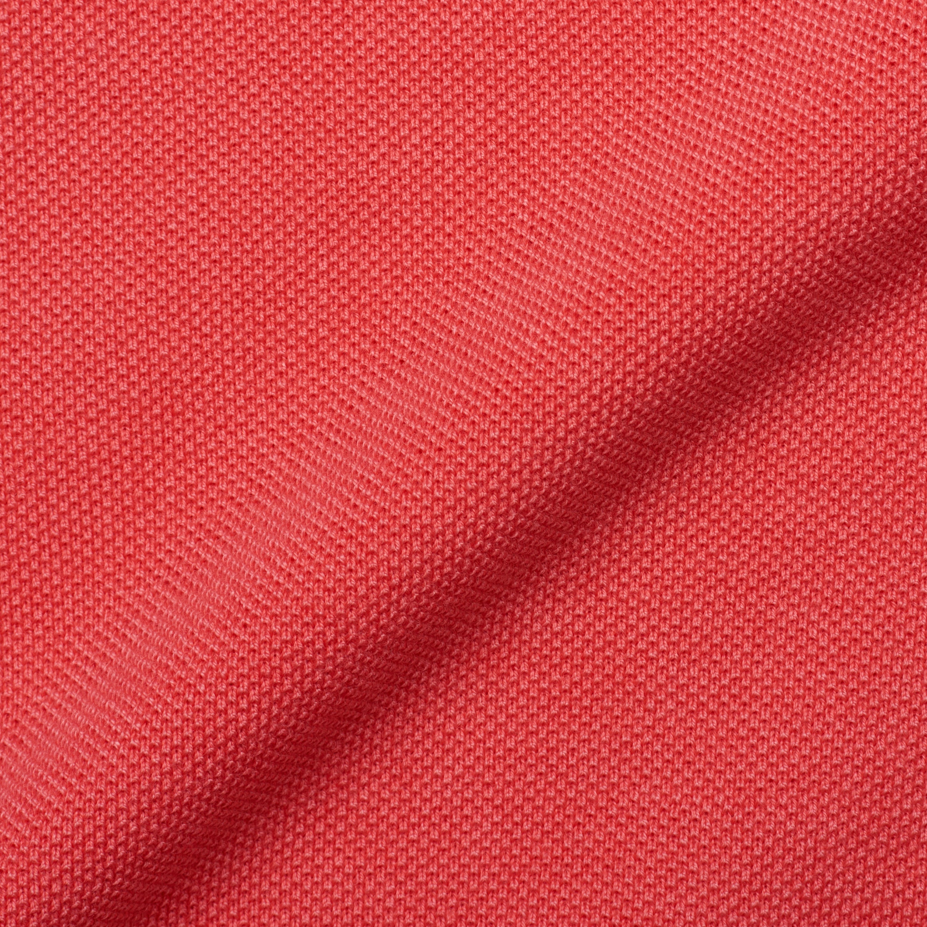 FEDELI "Damper" Dark Pink Cotton Short Sleeve Pique Polo Shirt EU 50 NEW US M FEDELI