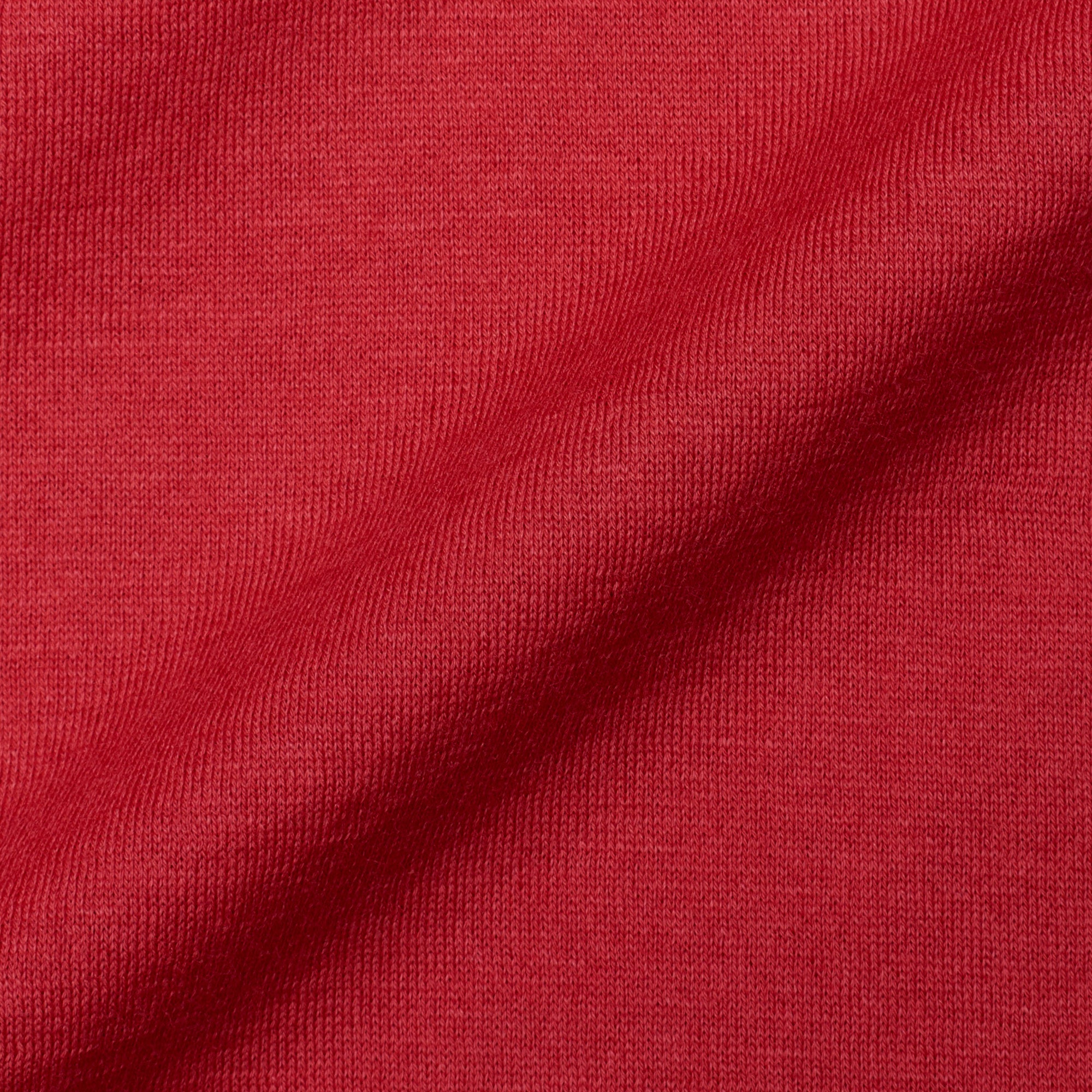 FEDELI "Jack" Red Superlight Jersey Cotton Short Sleeve Polo Shirt 48 NEW US S FEDELI