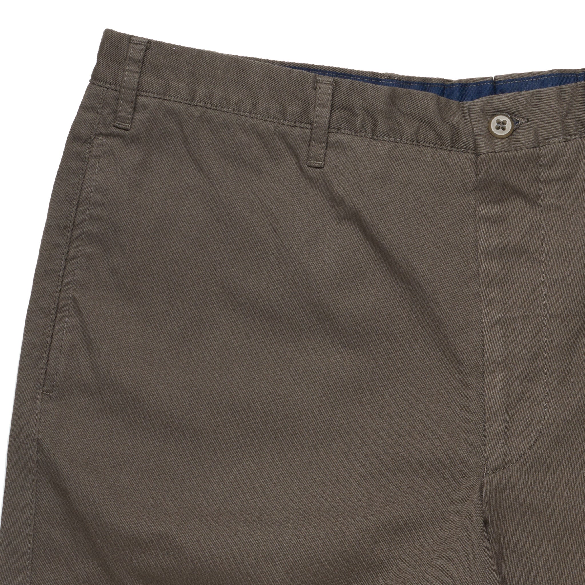 FEDELI "Jeans Dusty System" Charcoal Gray Cotton Twill Bermuda Shorts 56 NEW 40 FEDELI
