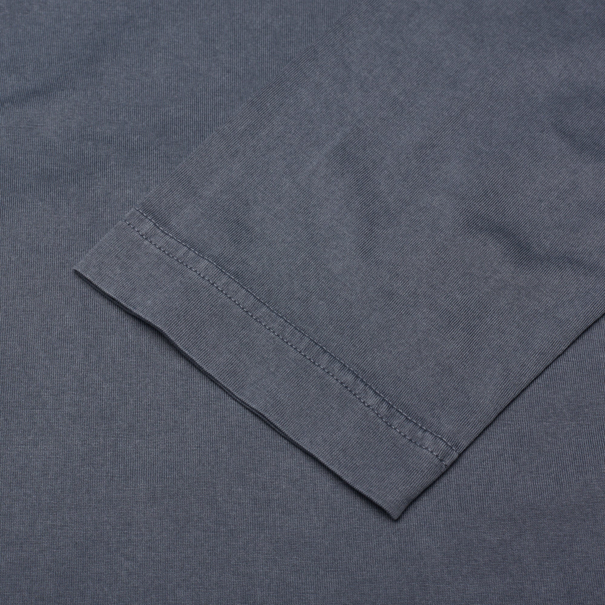 FEDELI "Peter" Gray Cotton Light Jersey Long Sleeve Polo Shirt 56 NEW US 2XL FEDELI