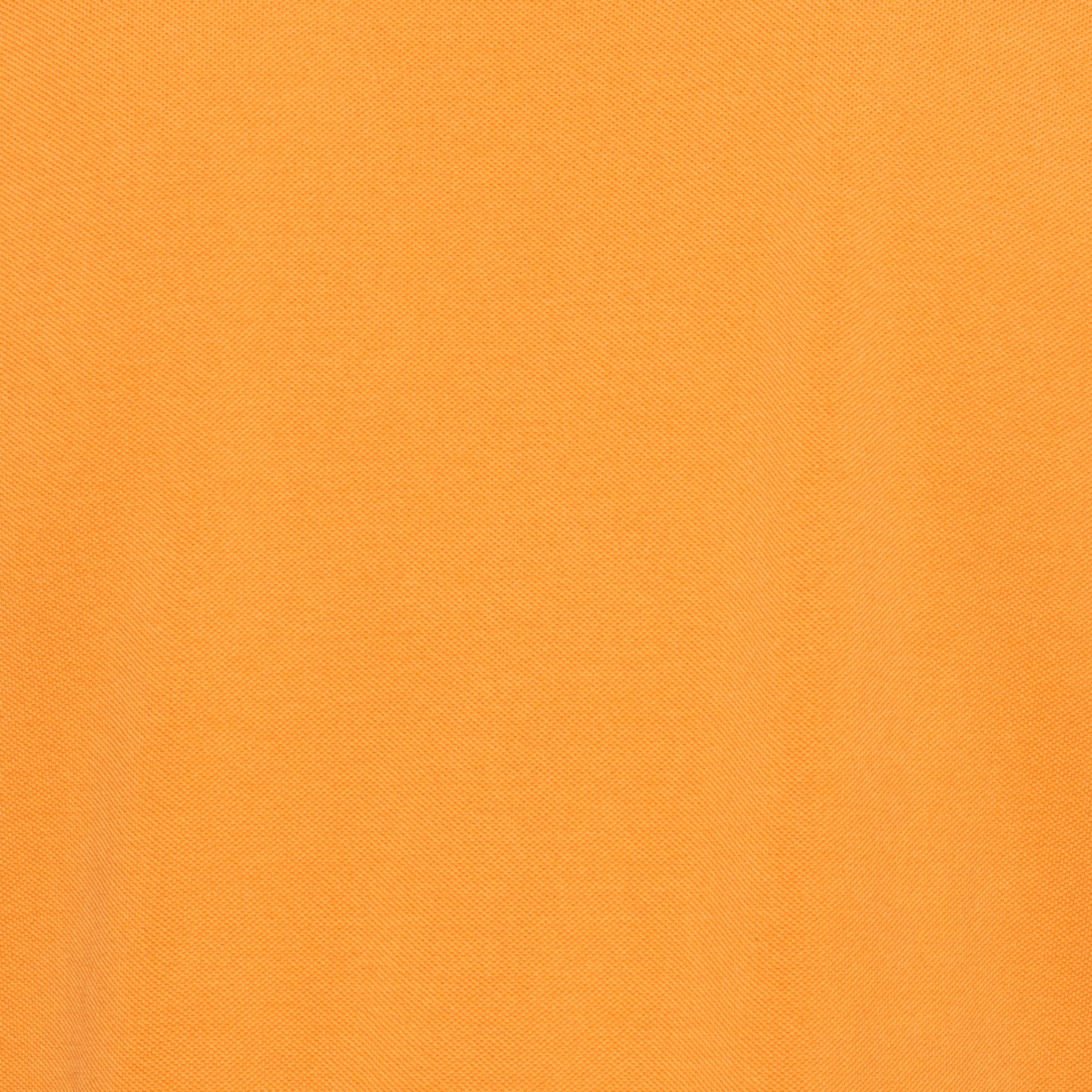 FEDELI "Steve" Orange Cotton Pique Long Sleeve Polo Shirt EU 52 NEW US L