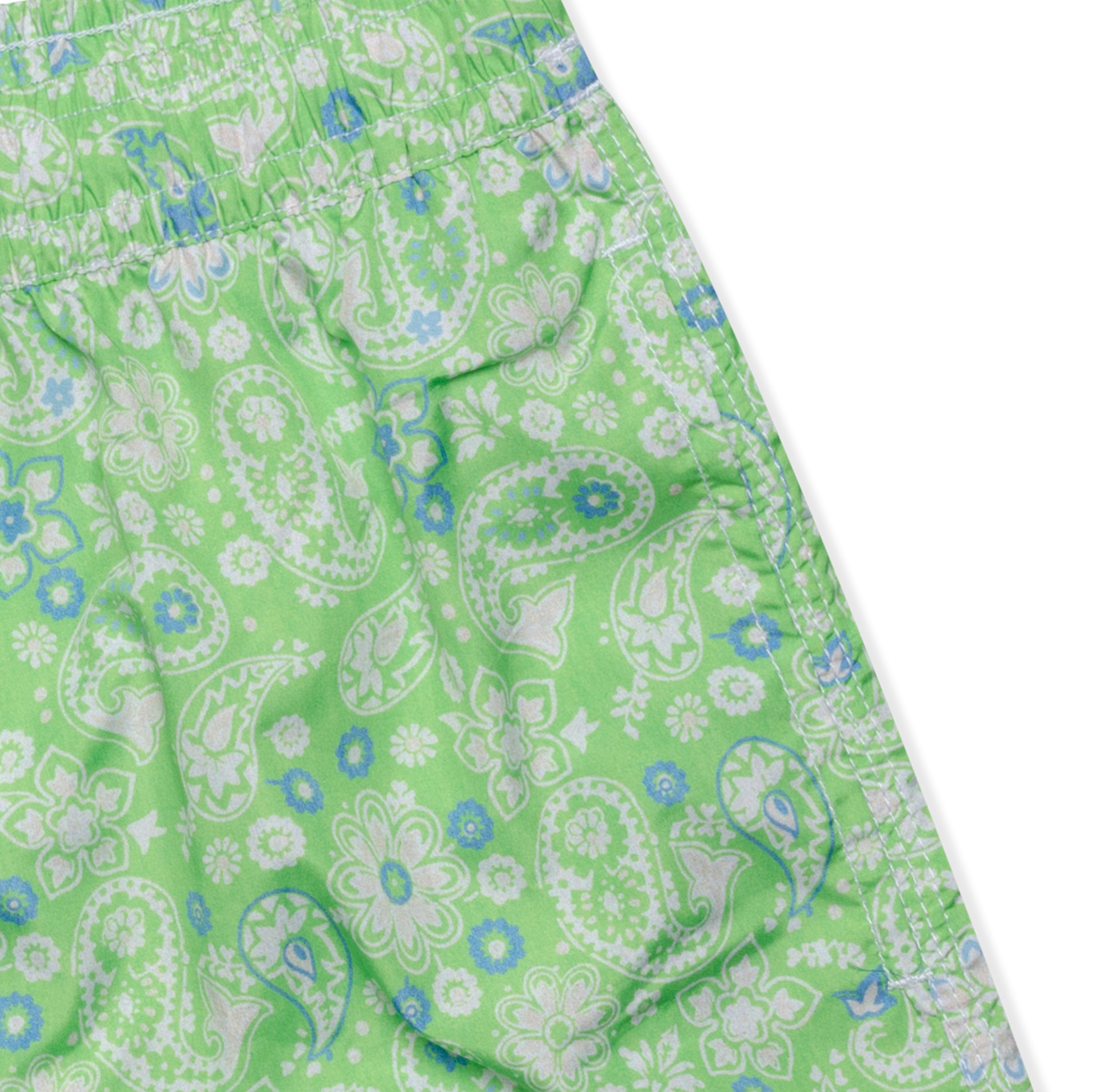 FEDELI Green Floral Paisley Printed Madeira Airstop Swim Shorts Trunks NEW 2XL FEDELI