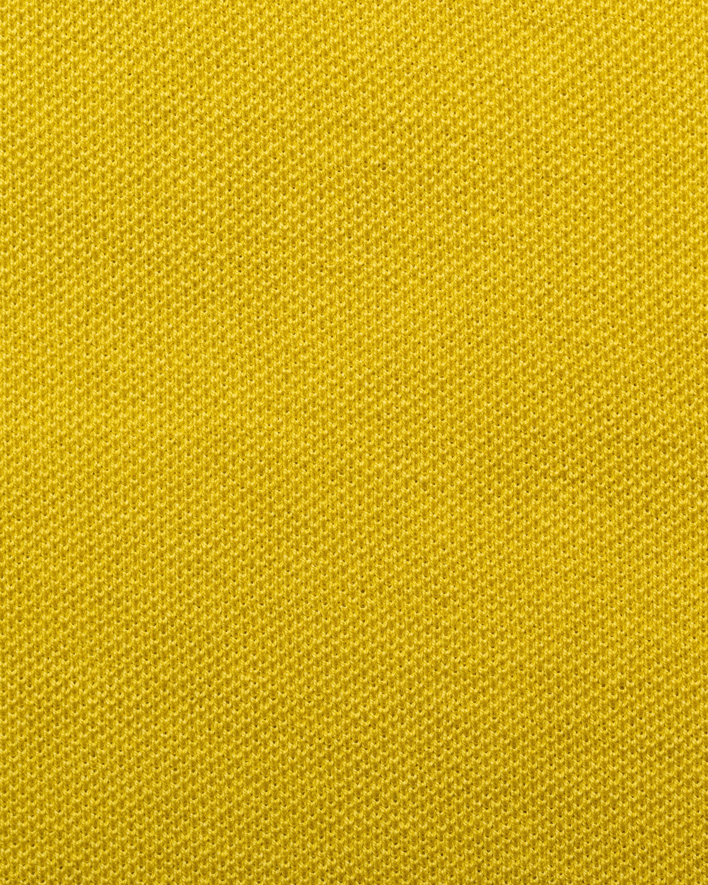 FEDELI 34 LAB "West" Mustard Cotton Pique Frosted Polo Shirt EU 56 NEW US 2XL Slim Fit FEDELI